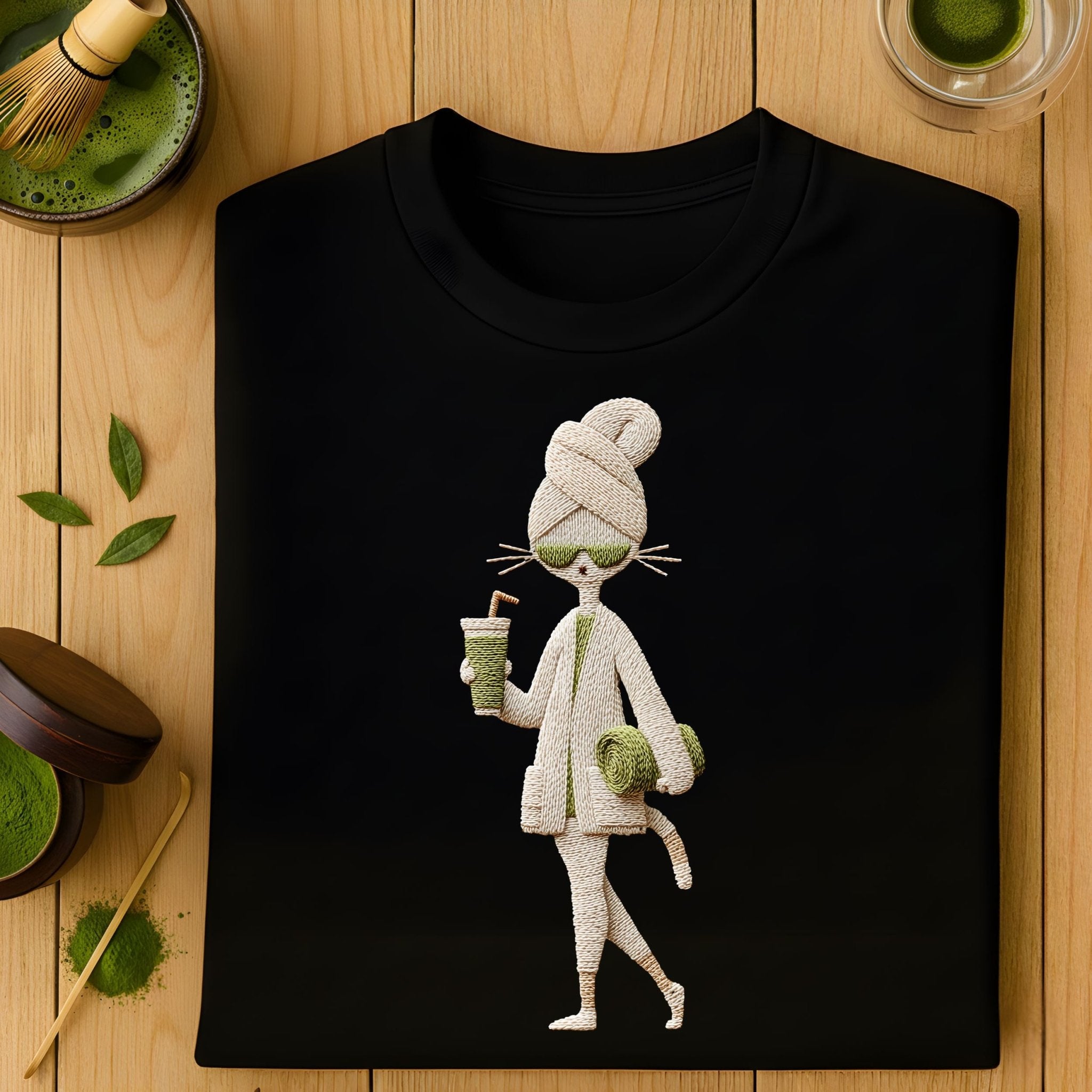 Spa Day Kitty T-Shirt – Calm & Cozy Edition - Craig Michael Design