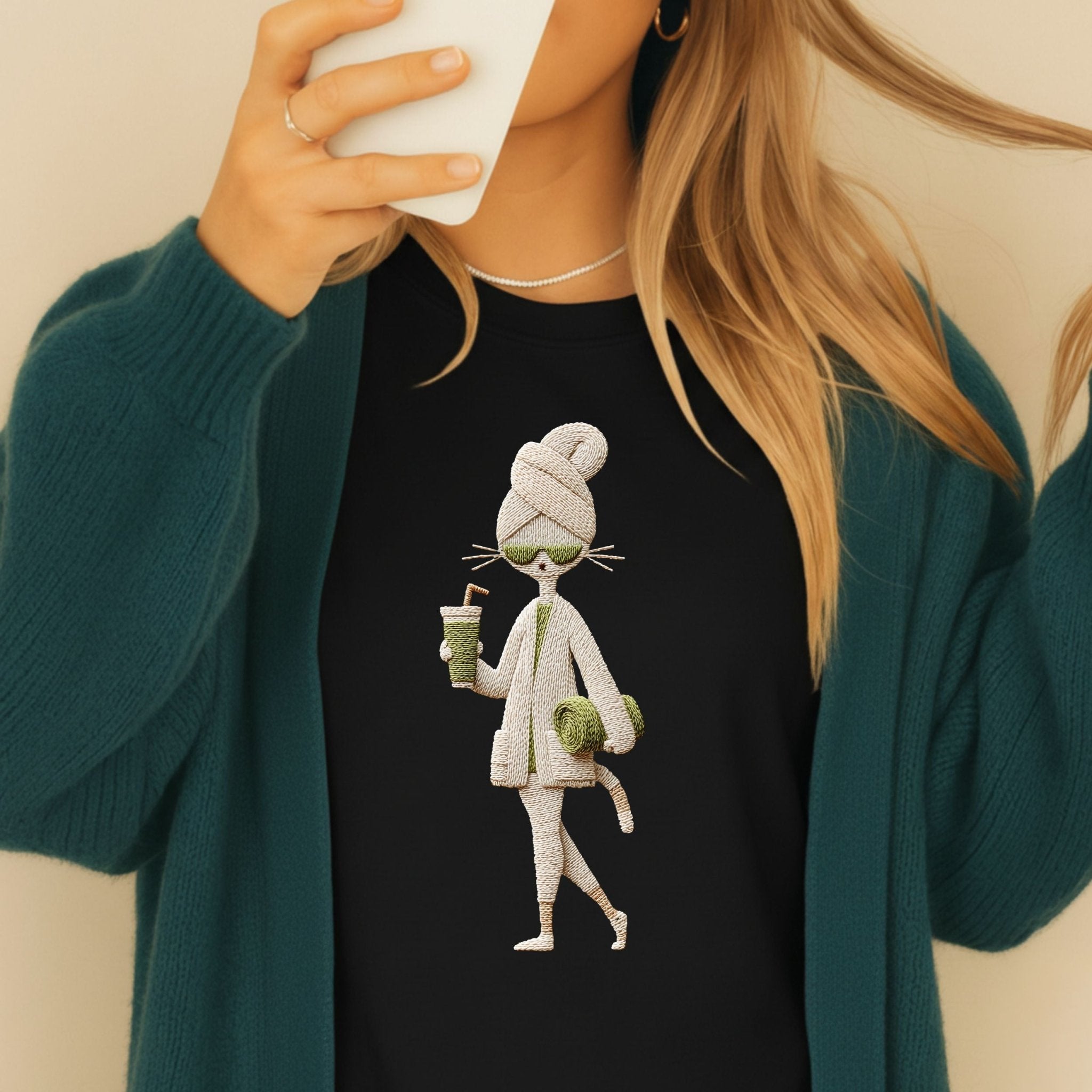 Spa Day Kitty T-Shirt – Calm & Cozy Edition - Craig Michael Design