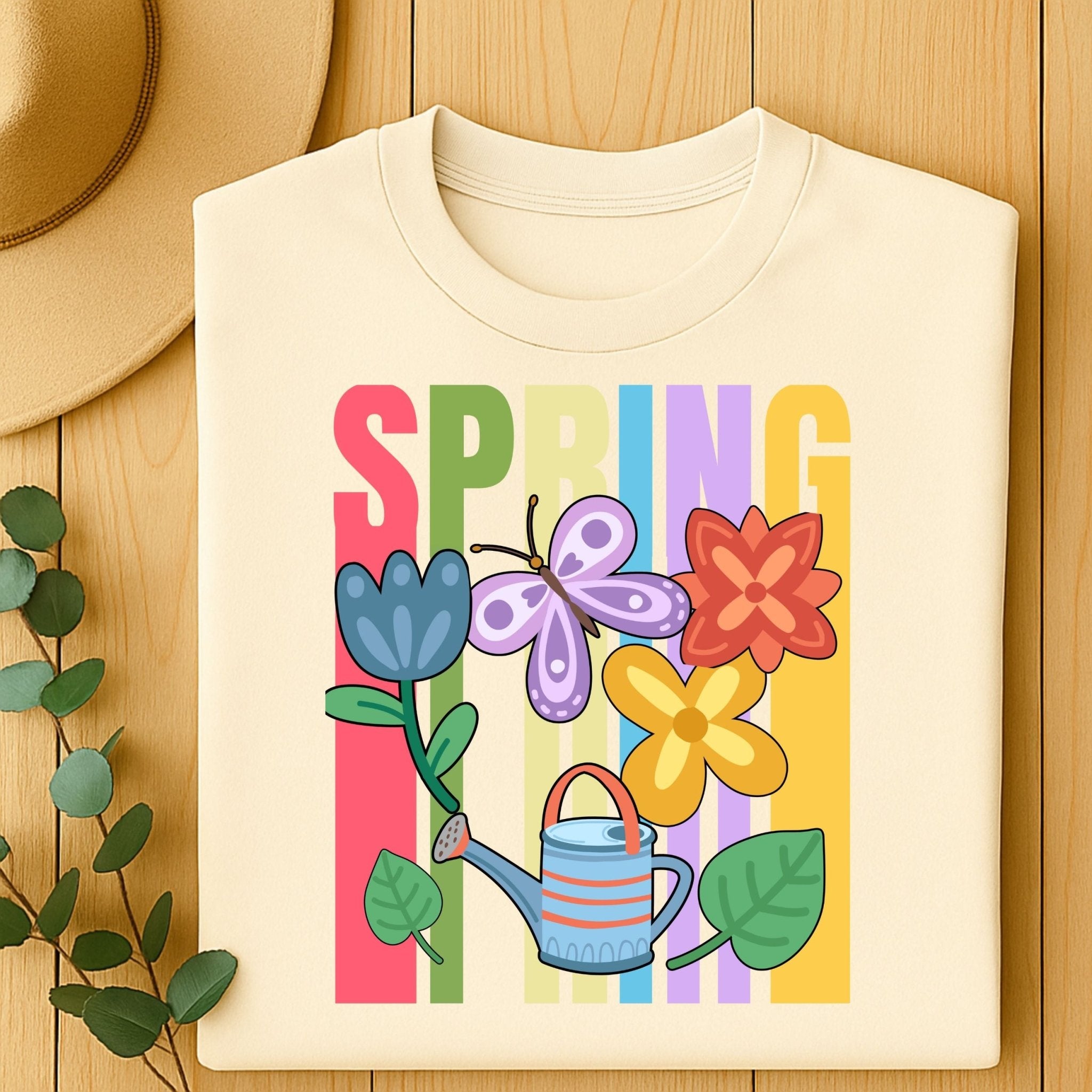 Spring Garden T-Shirt, Cute Flower Shirt - Craig Michael Design