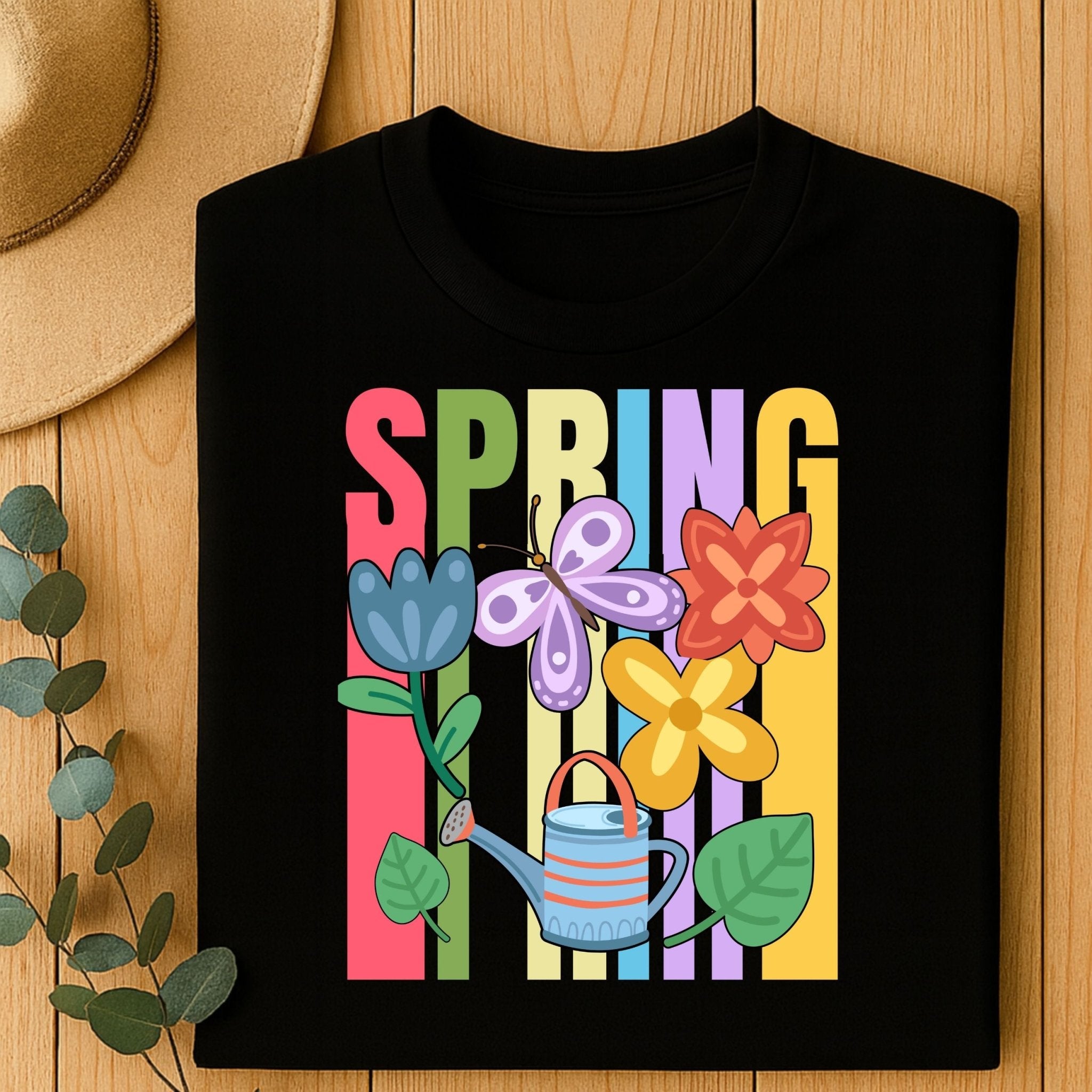 Spring Garden T-Shirt, Cute Flower Shirt - Craig Michael Design