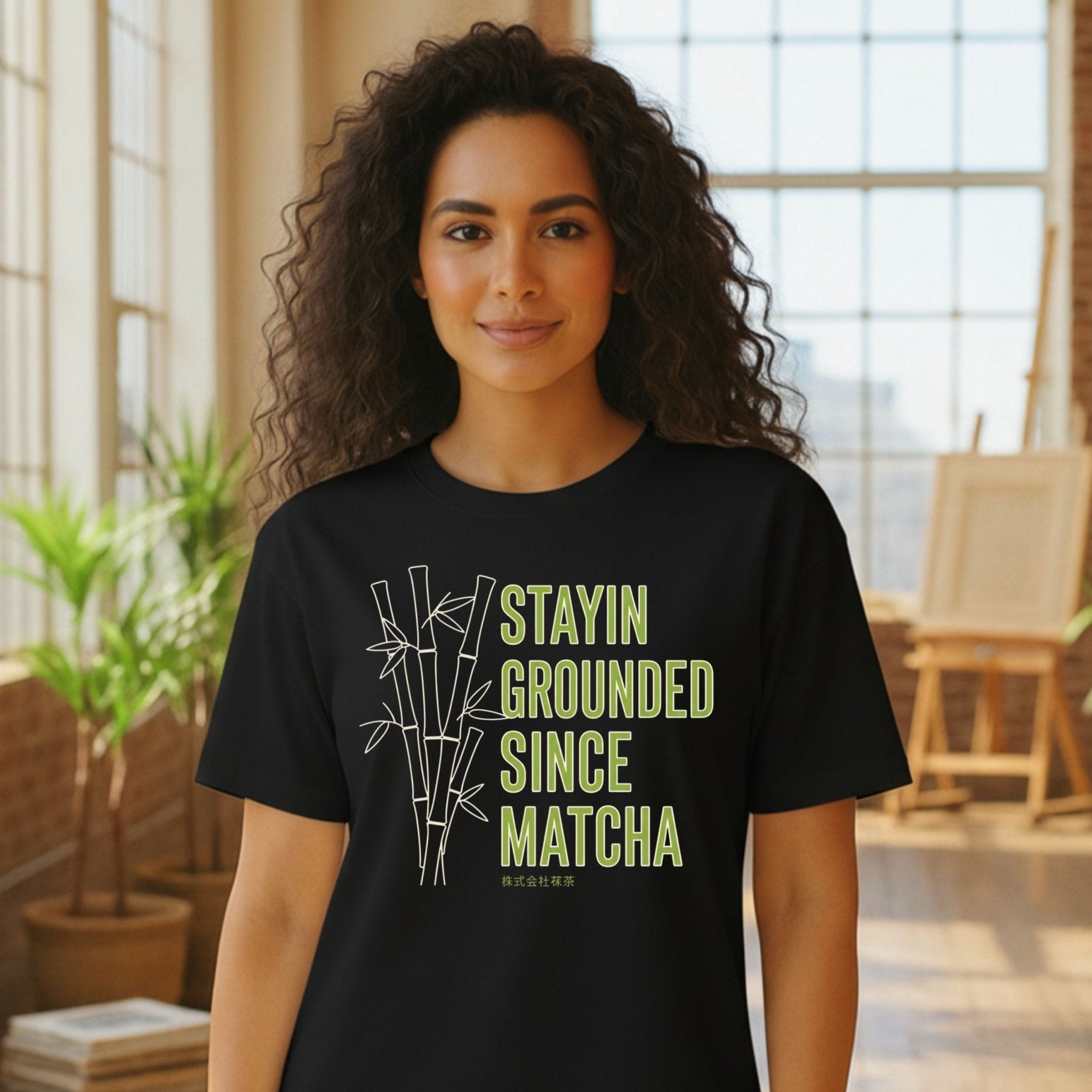 Stayin Grounded Since Matcha T-Shirt - Craig Michael Design