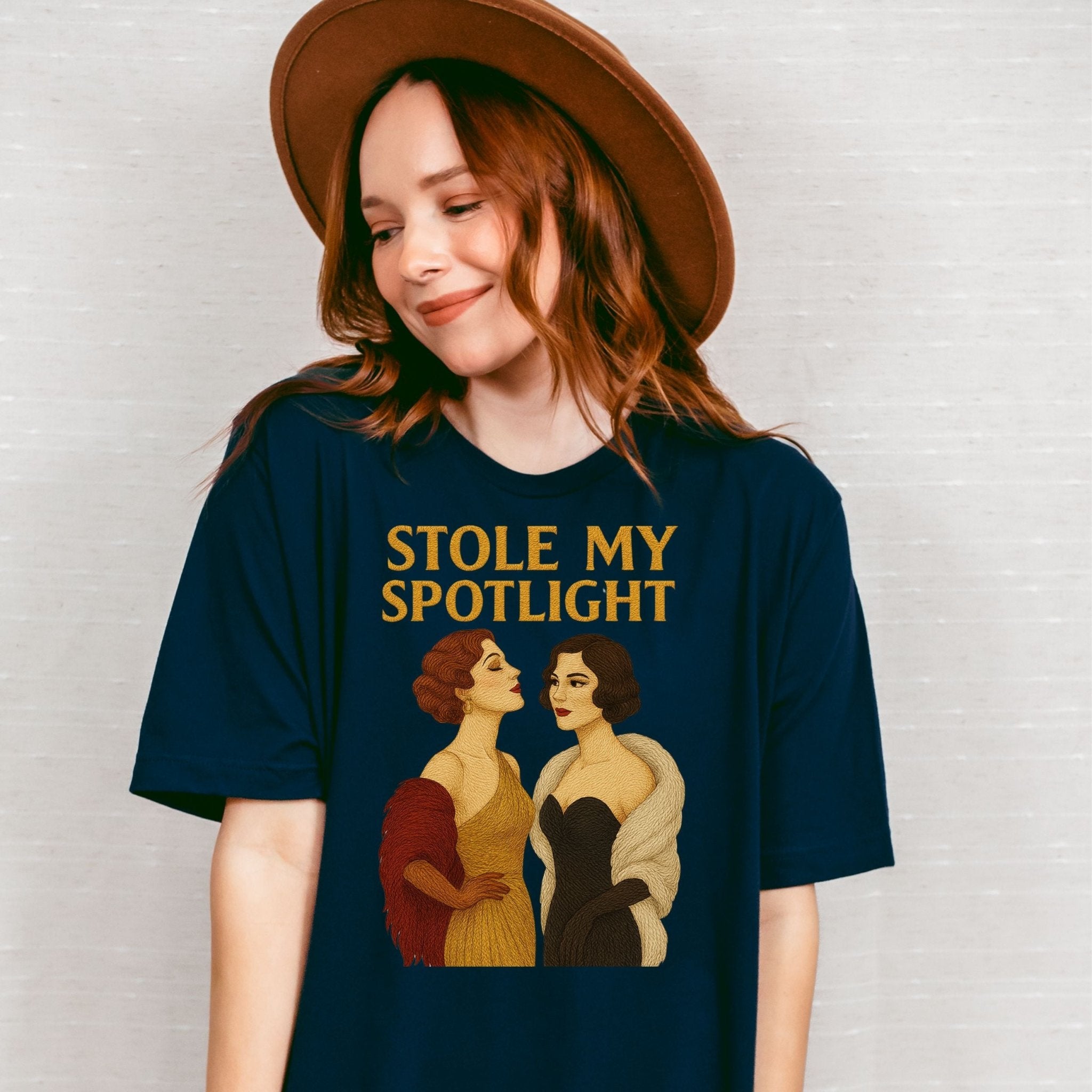 Stole My Spotlight – 1930s Sapphic T-Shirt, Vintage Glam Tee - Craig Michael Design