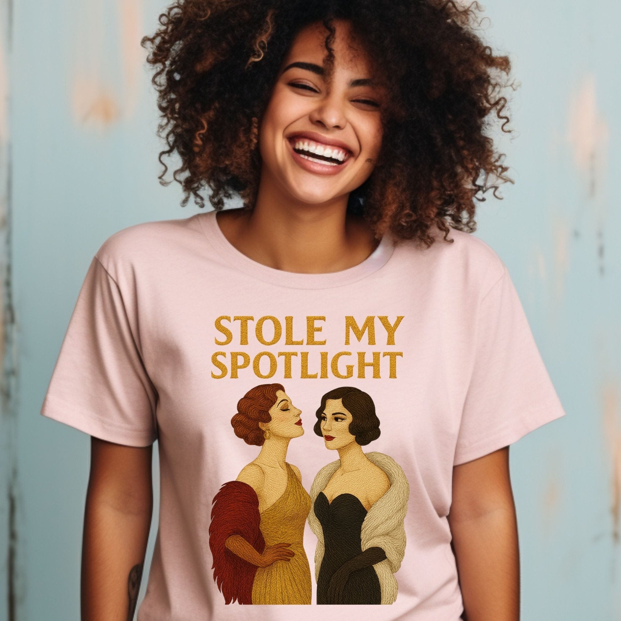 Stole My Spotlight – 1930s Sapphic T-Shirt, Vintage Glam Tee - Craig Michael Design