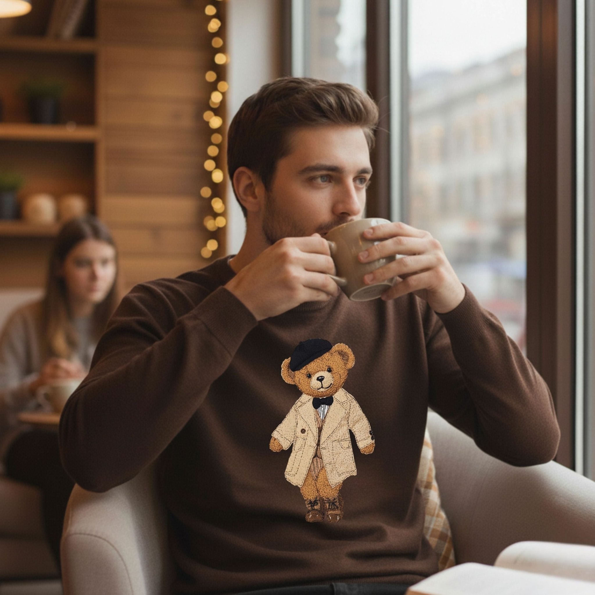 Stylish Teddy Bear Sweatshirt - Craig Michael Design