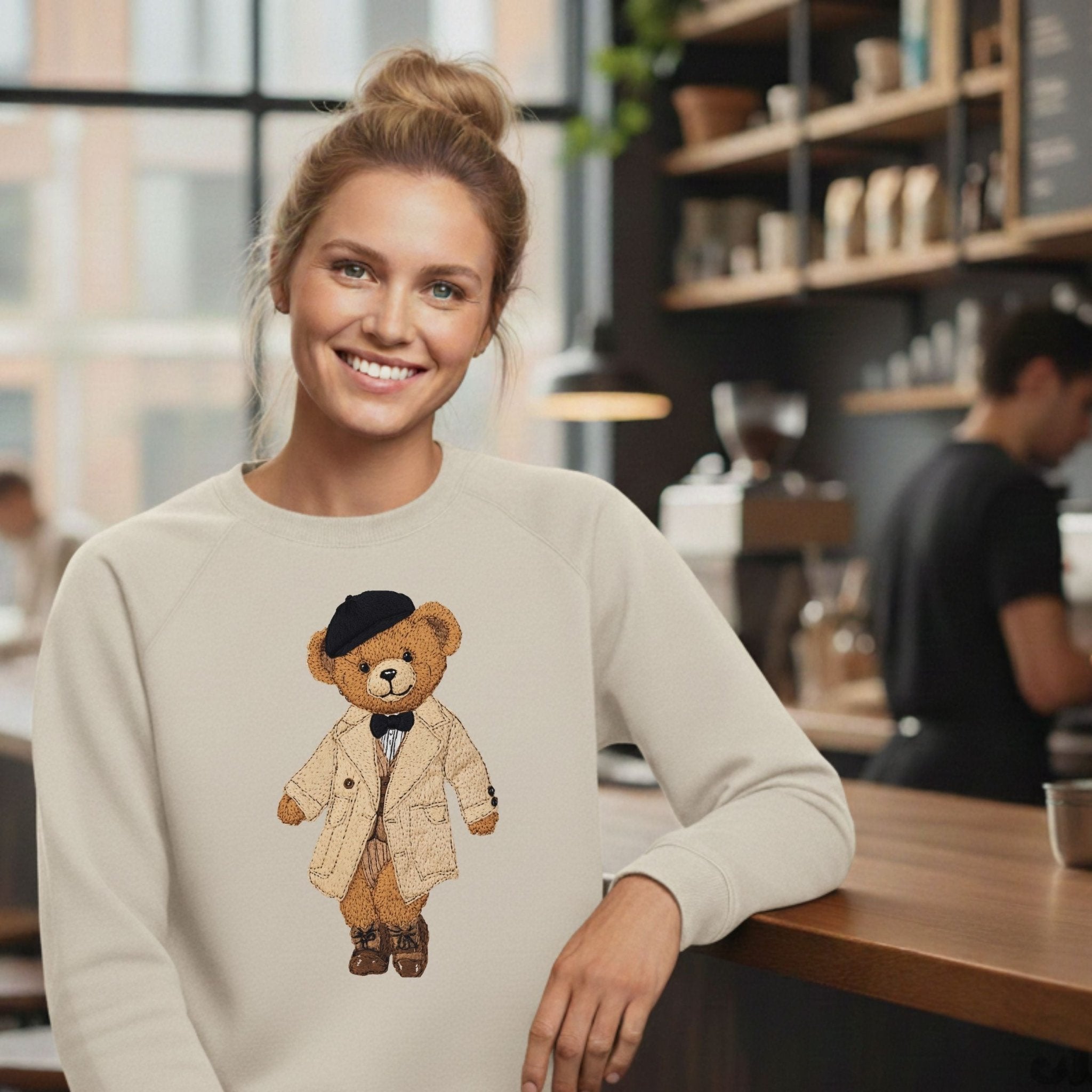 Stylish Teddy Bear Sweatshirt - Craig Michael Design