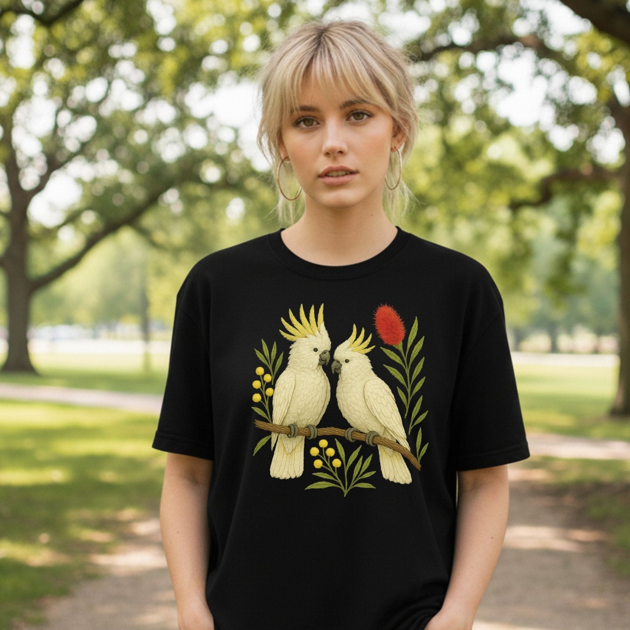Sulphur - Crested Cockatoo T-Shirt – Australian Native Bird Collection - Craig Michael Design