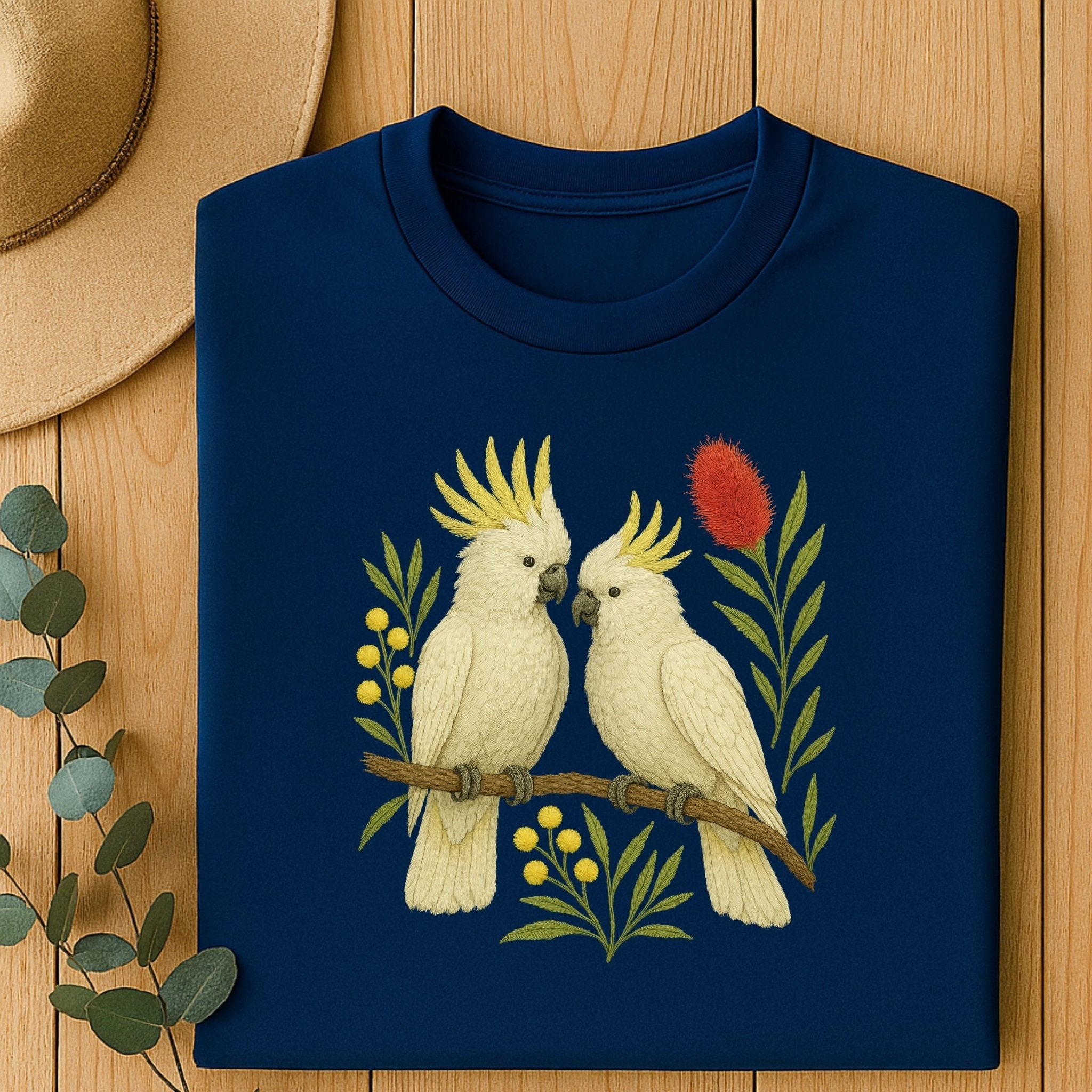 Sulphur - Crested Cockatoo T-Shirt – Australian Native Bird Collection - Craig Michael Design