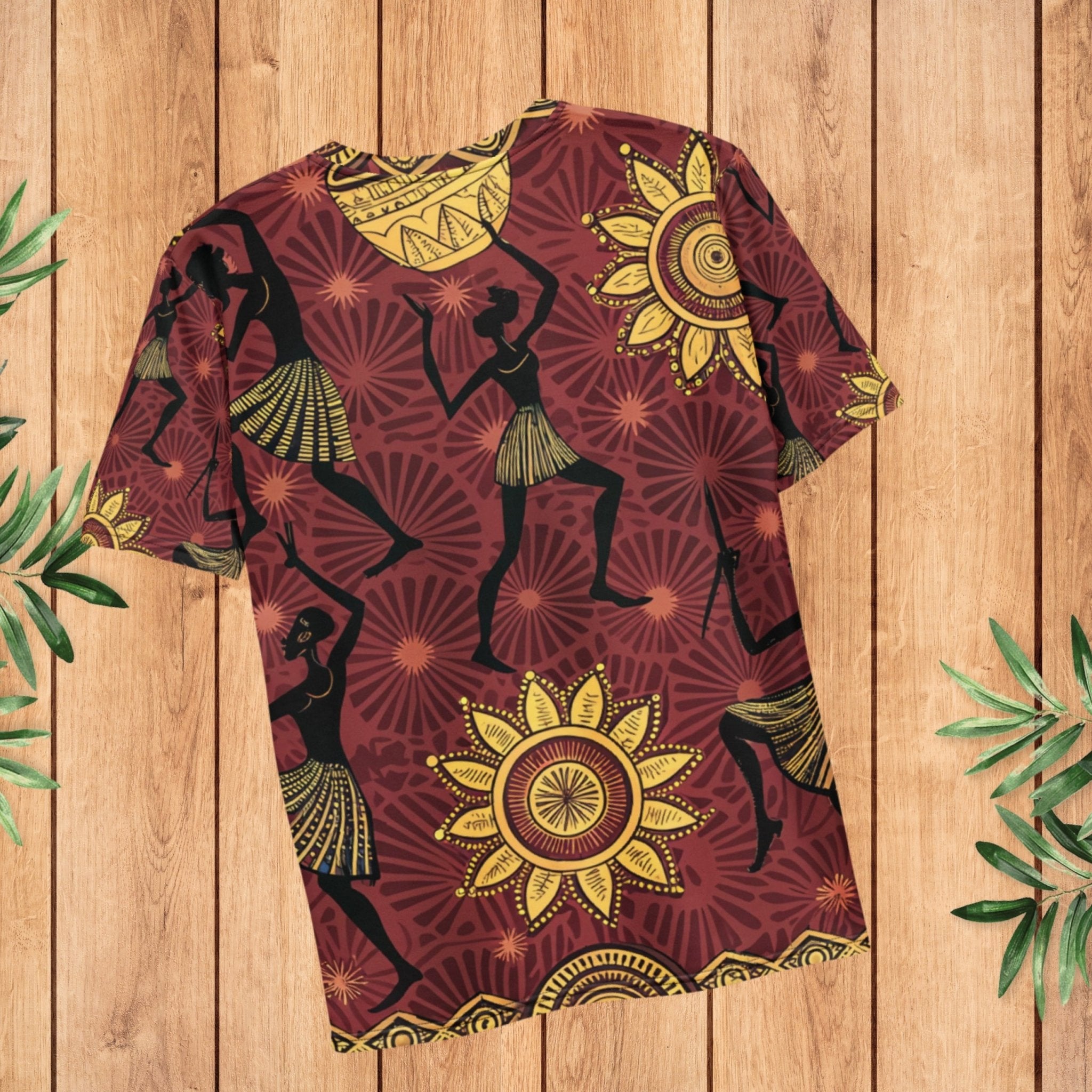 Sun Dance & Rhythm All - Over Print T-Shirt – African Tribal Celebration Design - Craig Michael Design