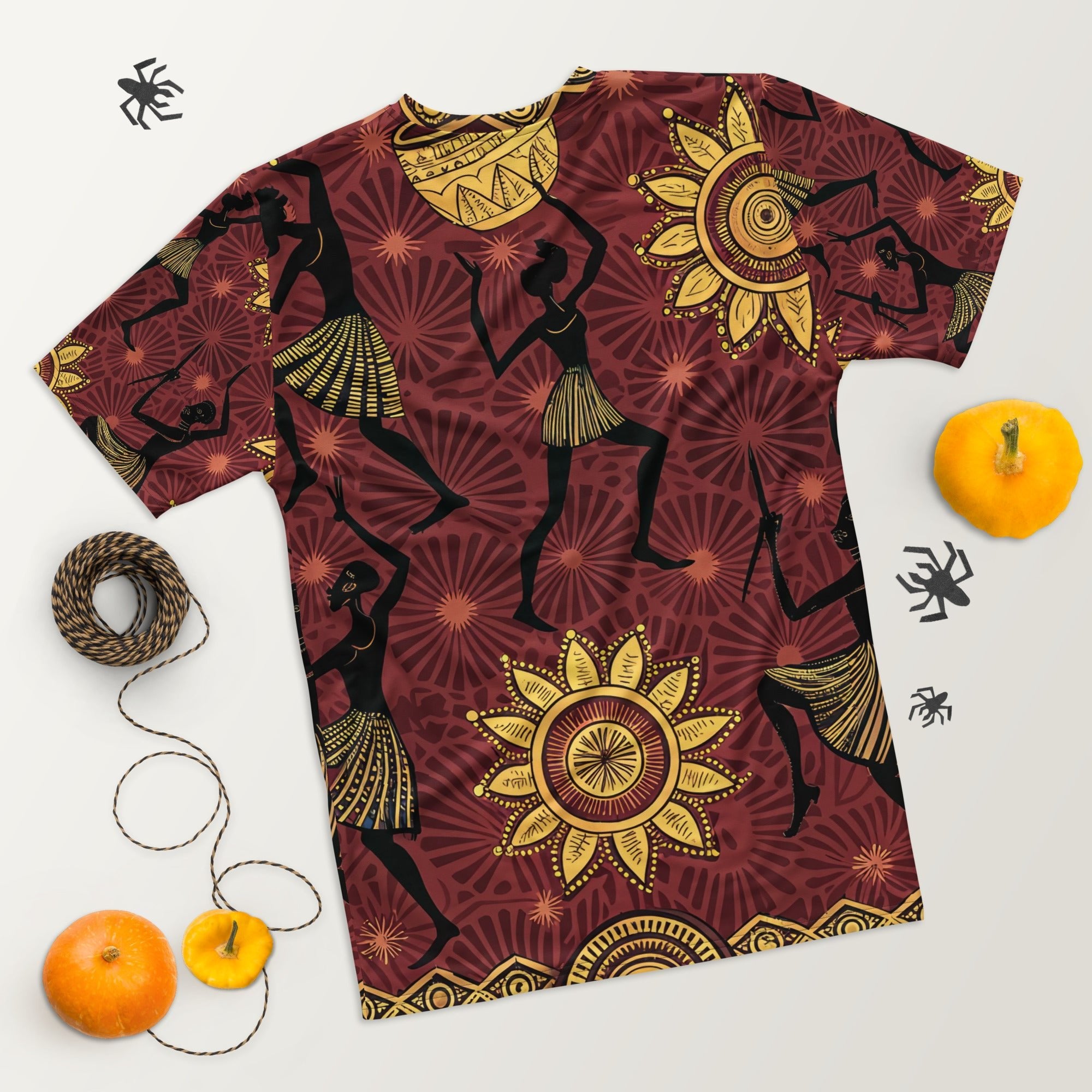 Sun Dance & Rhythm All - Over Print T-Shirt – African Tribal Celebration Design - Craig Michael Design