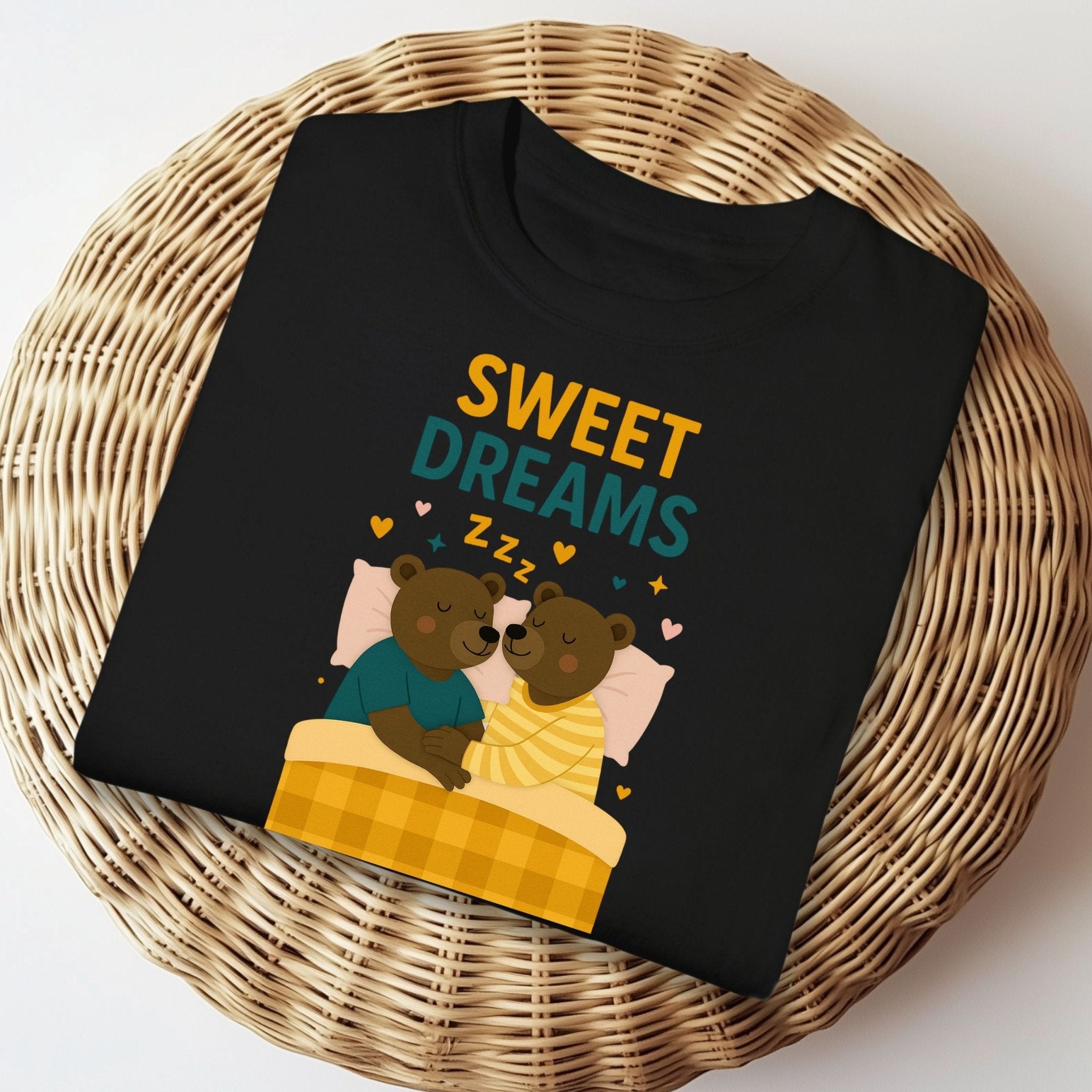 Sweet Dreams Shirt, Gay Couple Bedtime T-Shirt - Craig Michael Design