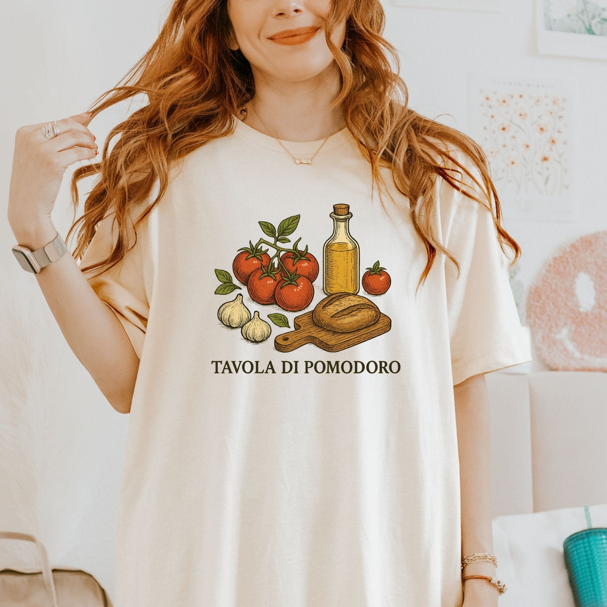 Tavola di Pomodoro T-Shirt, Italian Food Tee - Craig Michael Design