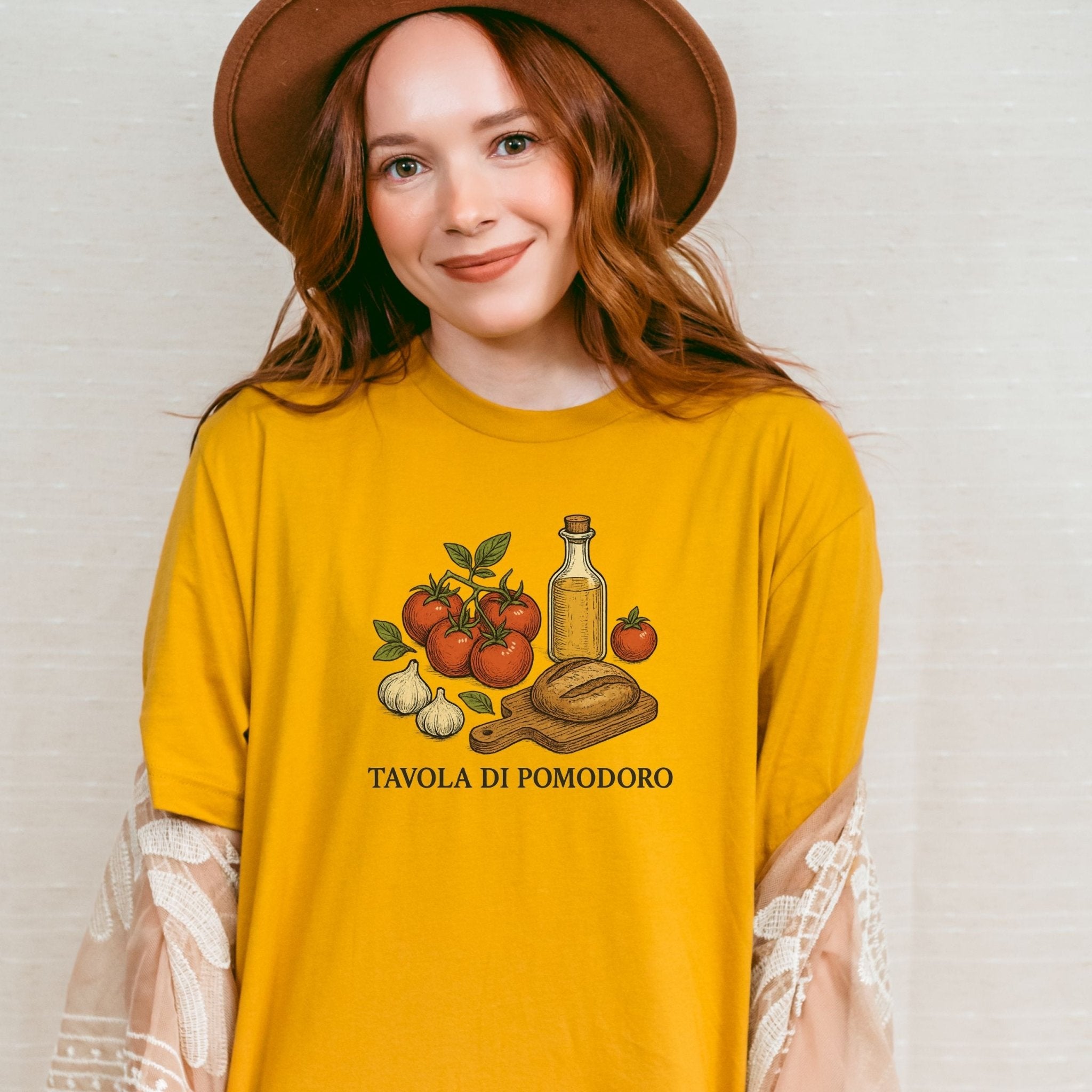 Tavola di Pomodoro T-Shirt, Italian Food Tee - Craig Michael Design
