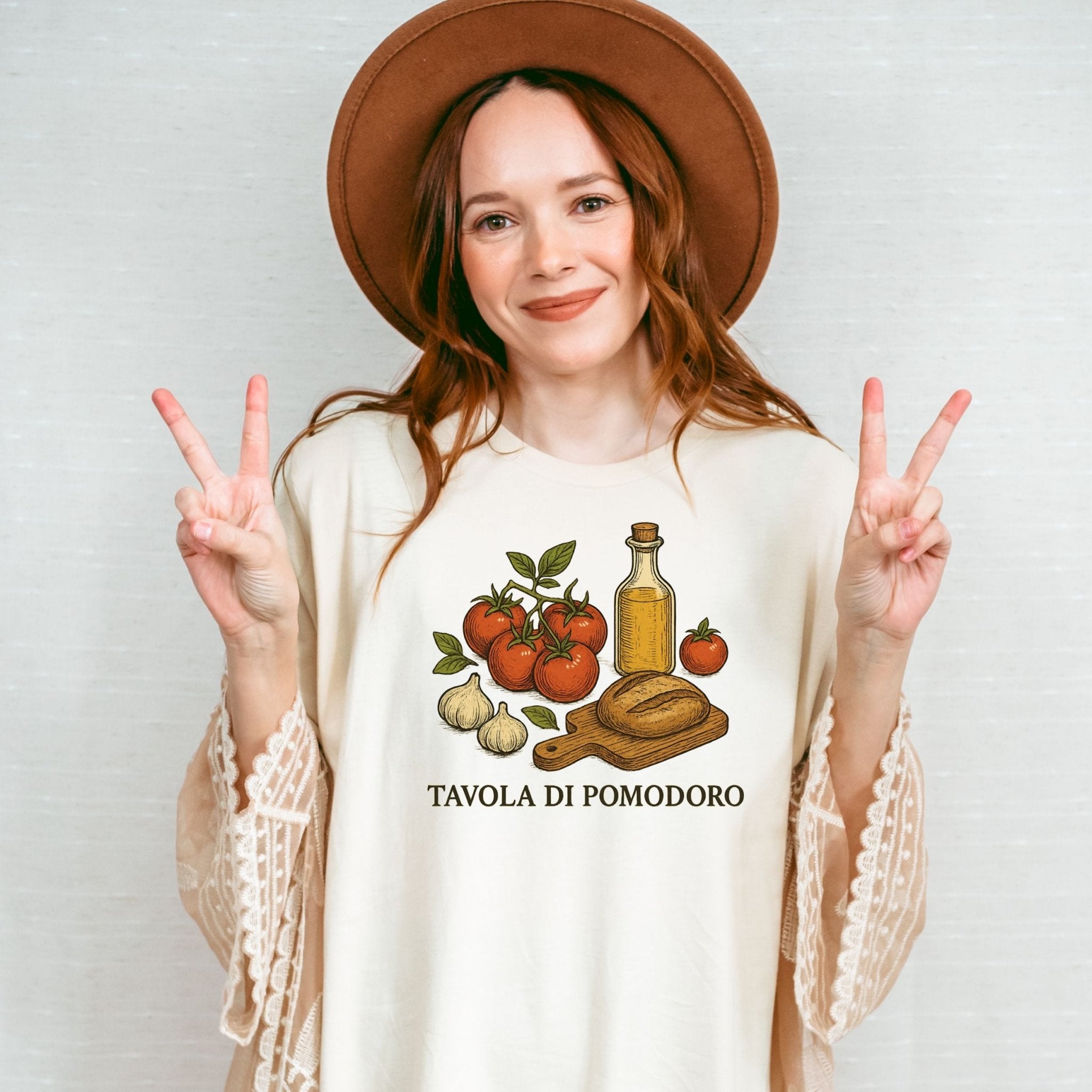 Tavola di Pomodoro T-Shirt, Italian Food Tee - Craig Michael Design