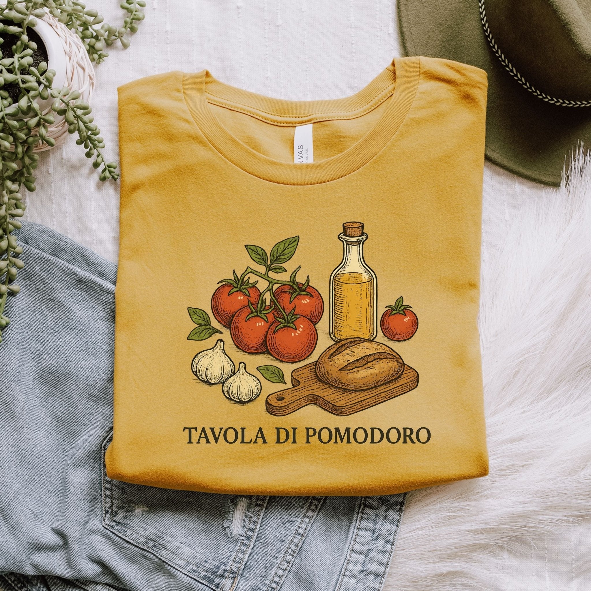 Tavola di Pomodoro T-Shirt, Italian Food Tee - Craig Michael Design