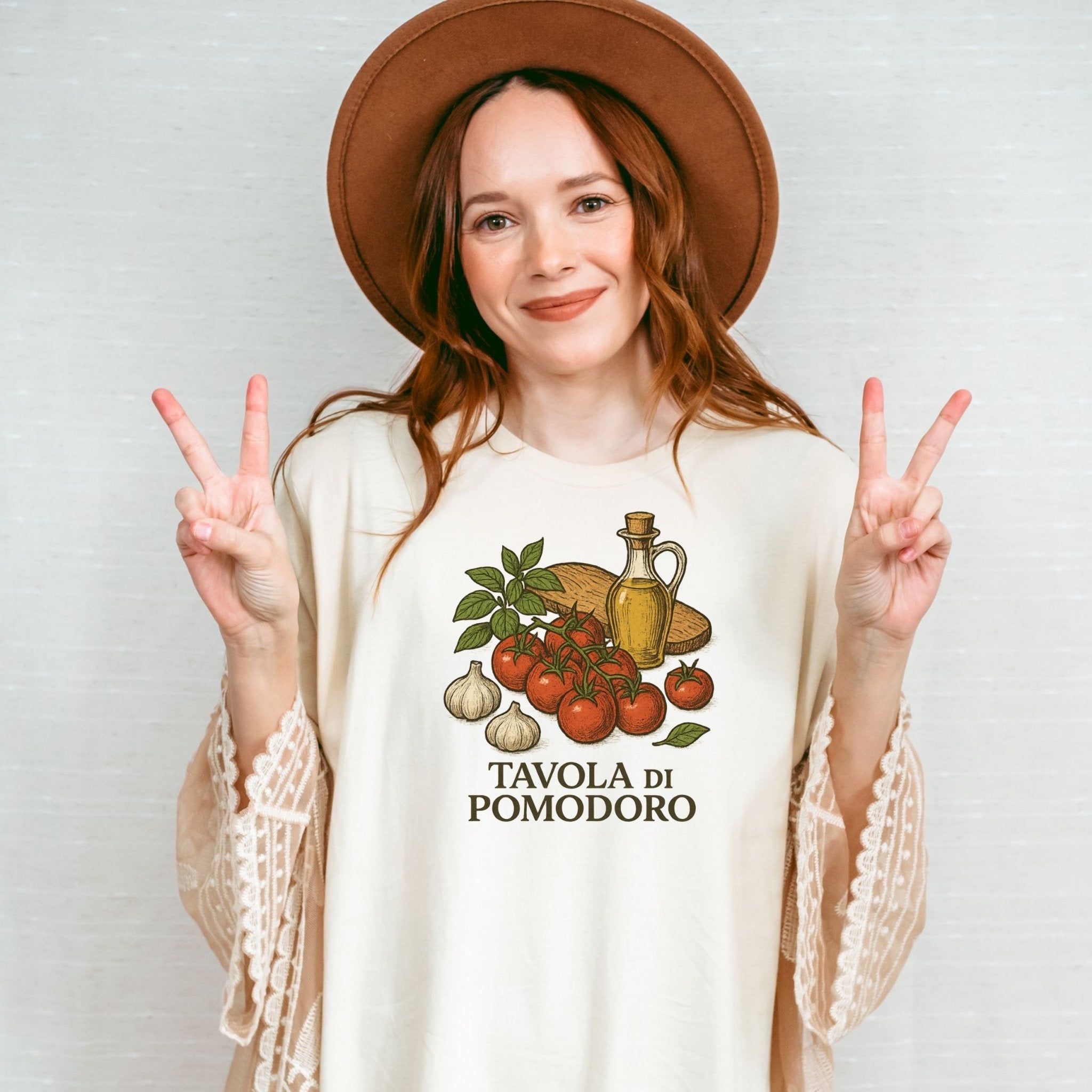 Tavola di Pomodoro T-Shirt, Italian Tomato Tee, Culinary Gift for Foodies - Craig Michael Design