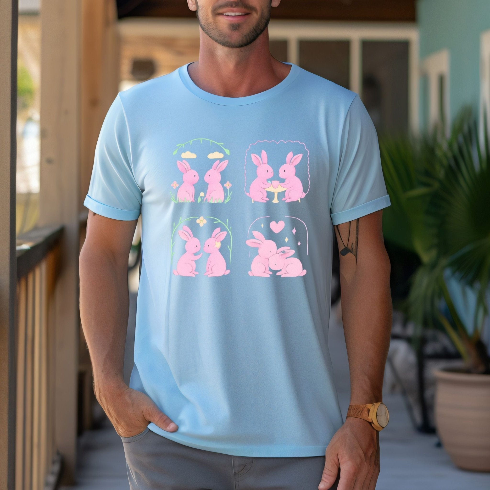 This Is Us – Bunny Romance T-Shirt - Craig Michael Design
