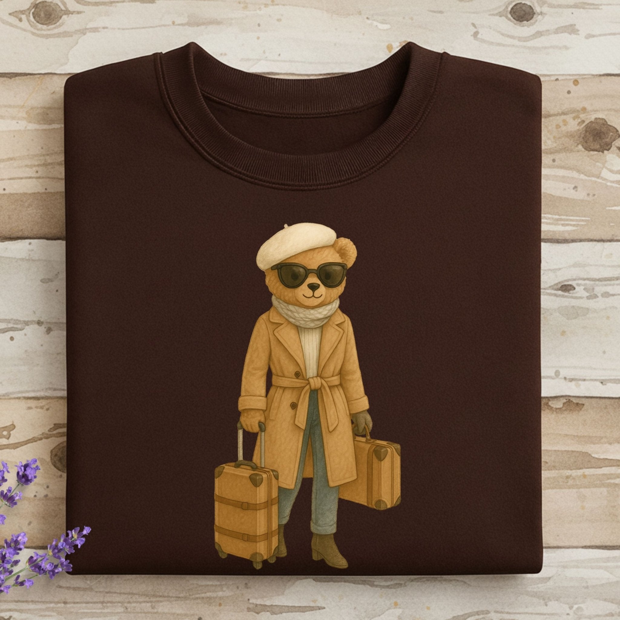 Travel Chic Teddy Sweatshirt - Craig Michael Design