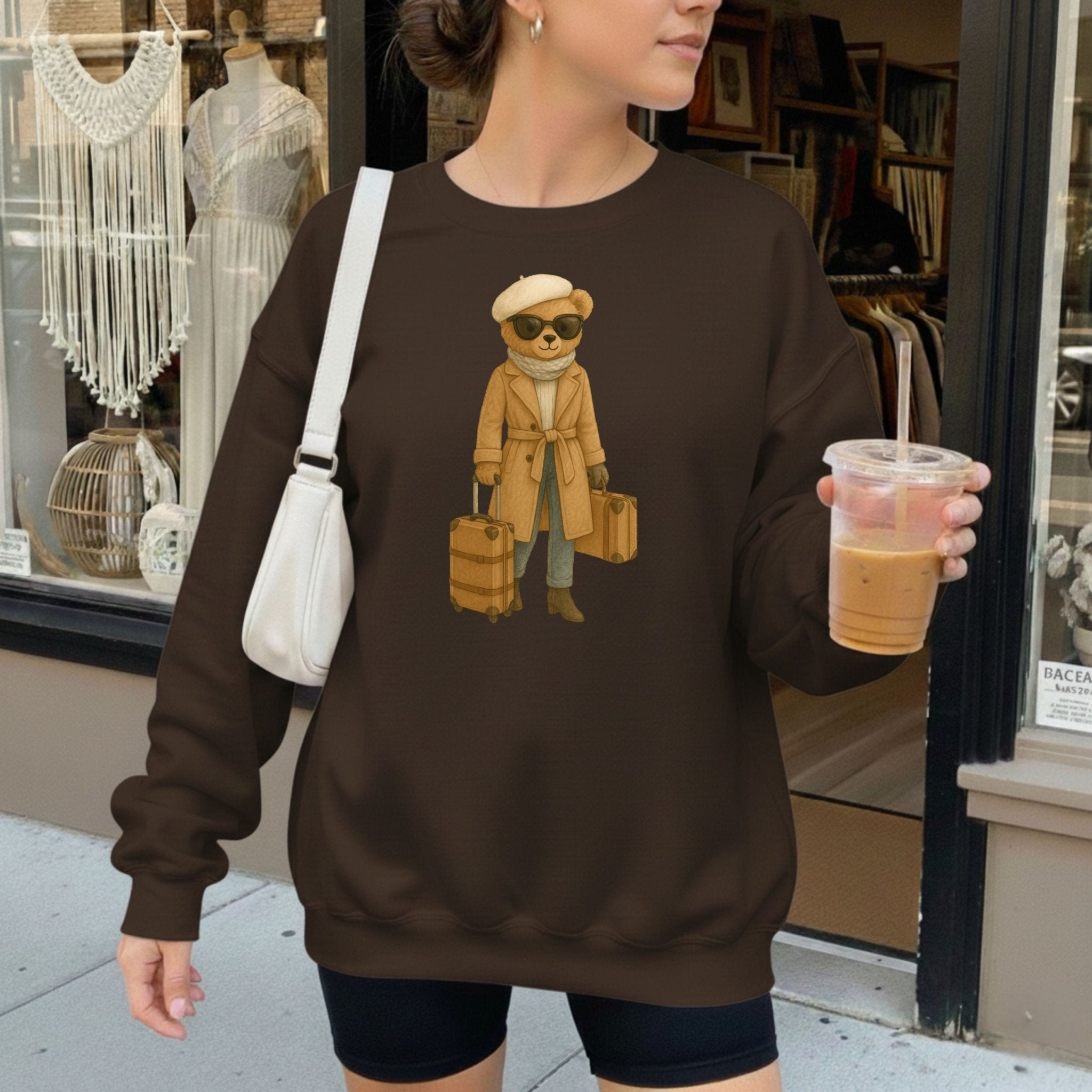 Travel Chic Teddy Sweatshirt - Craig Michael Design