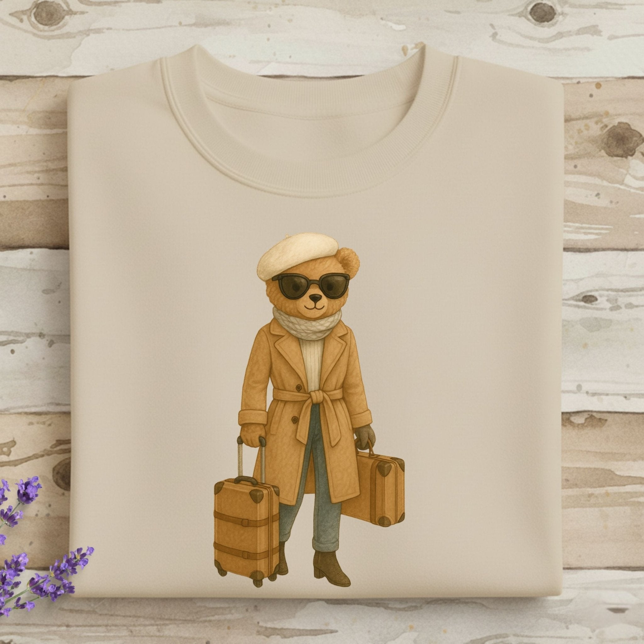 Travel Chic Teddy Sweatshirt - Craig Michael Design