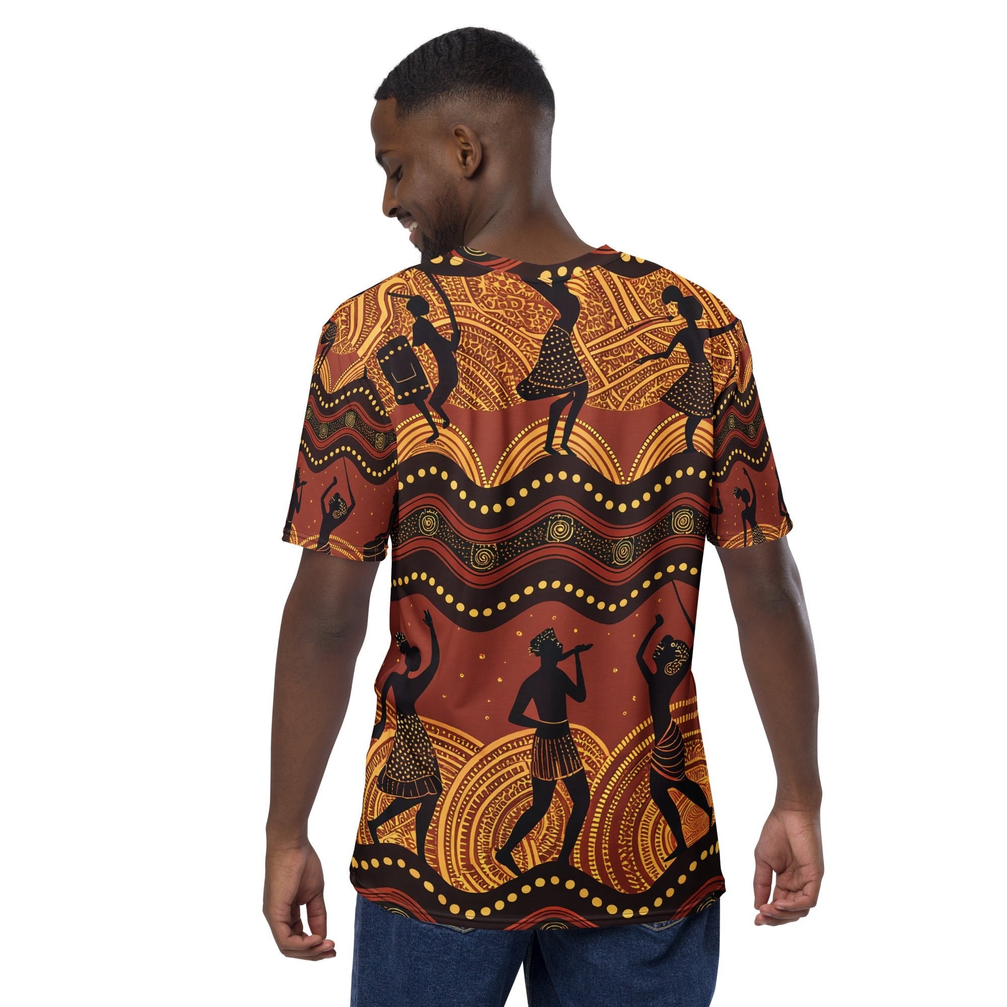Tribal Dance & Music All - Over Print T-Shirt – African Rhythm & Cultural Celebration - Craig Michael Design