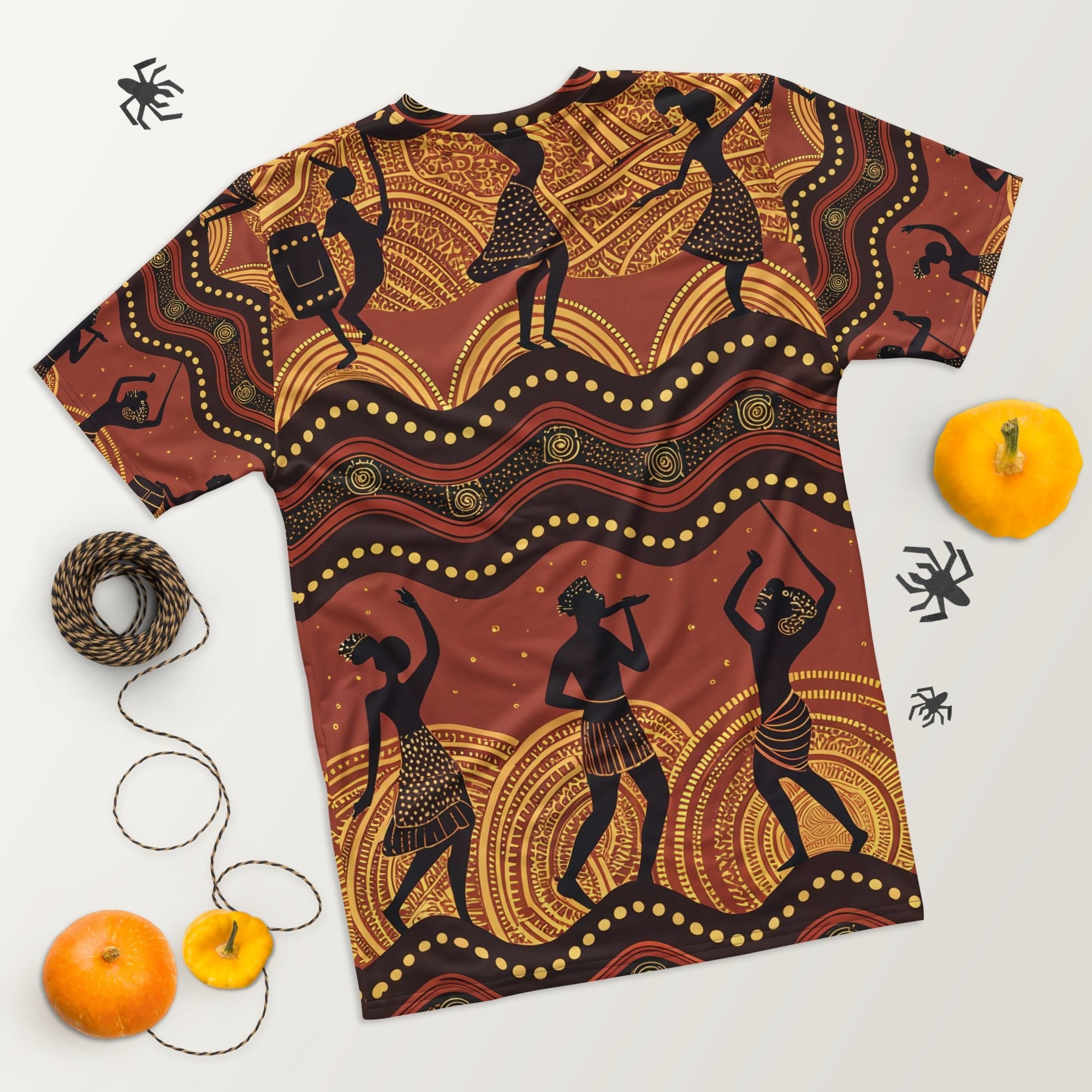 Tribal Dance & Music All - Over Print T-Shirt – African Rhythm & Cultural Celebration - Craig Michael Design