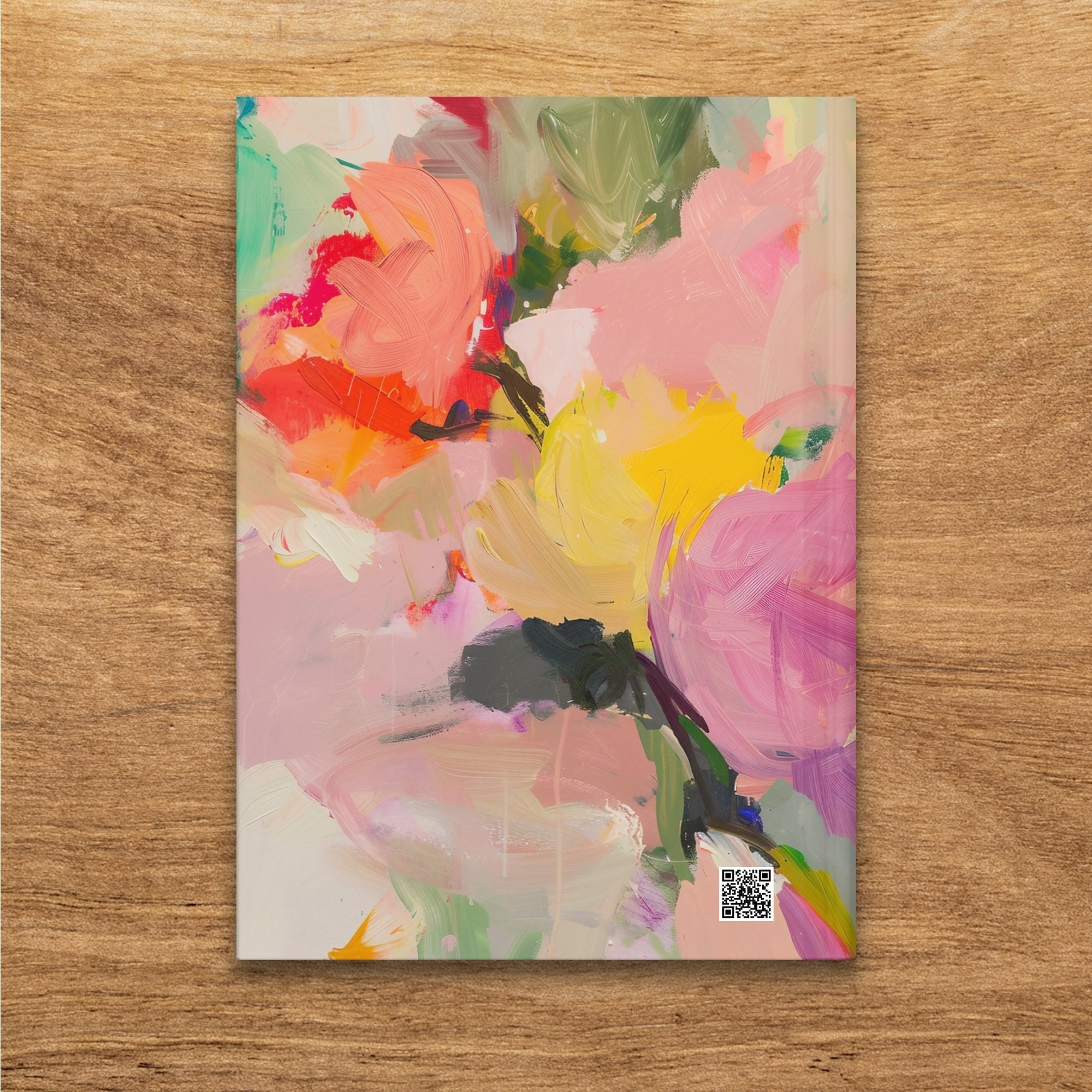 Vibrant Abstract Art Journal, Colorful Artistic Notebook, Modern Design Diary, Creative Writing Journal, Unique Sketchbook - Craig Michael Design