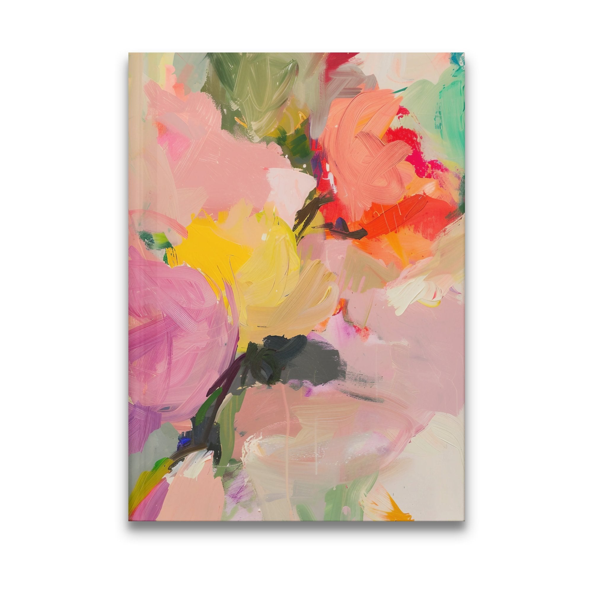 Vibrant Abstract Art Journal, Colorful Artistic Notebook, Modern Design Diary, Creative Writing Journal, Unique Sketchbook - Craig Michael Design