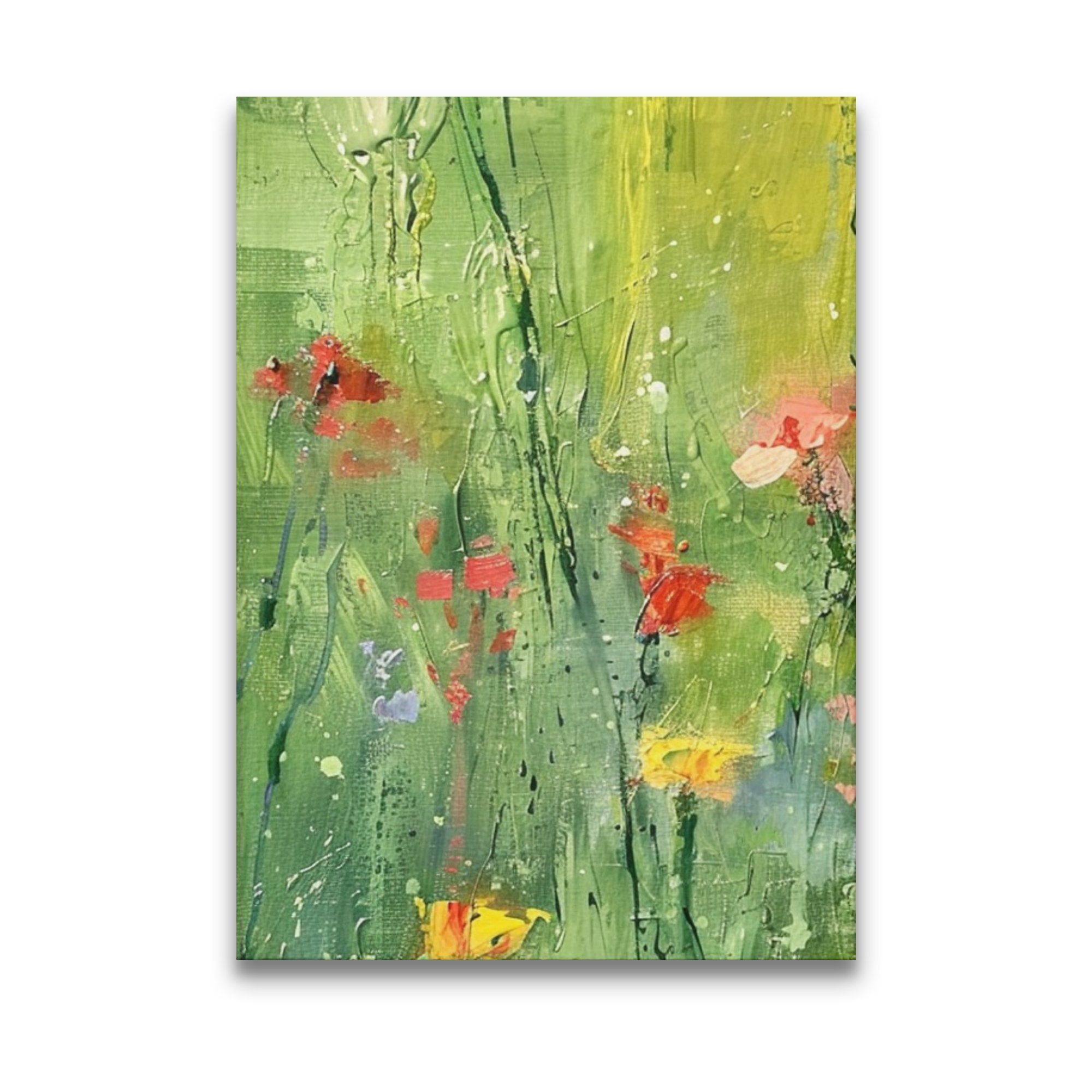 Vibrant Abstract Floral Journal, Artistic Notebook, Colorful Floral Diary, Unique Gift Idea, Sketchbook for Artists, Flower Art Journal - Craig Michael Design