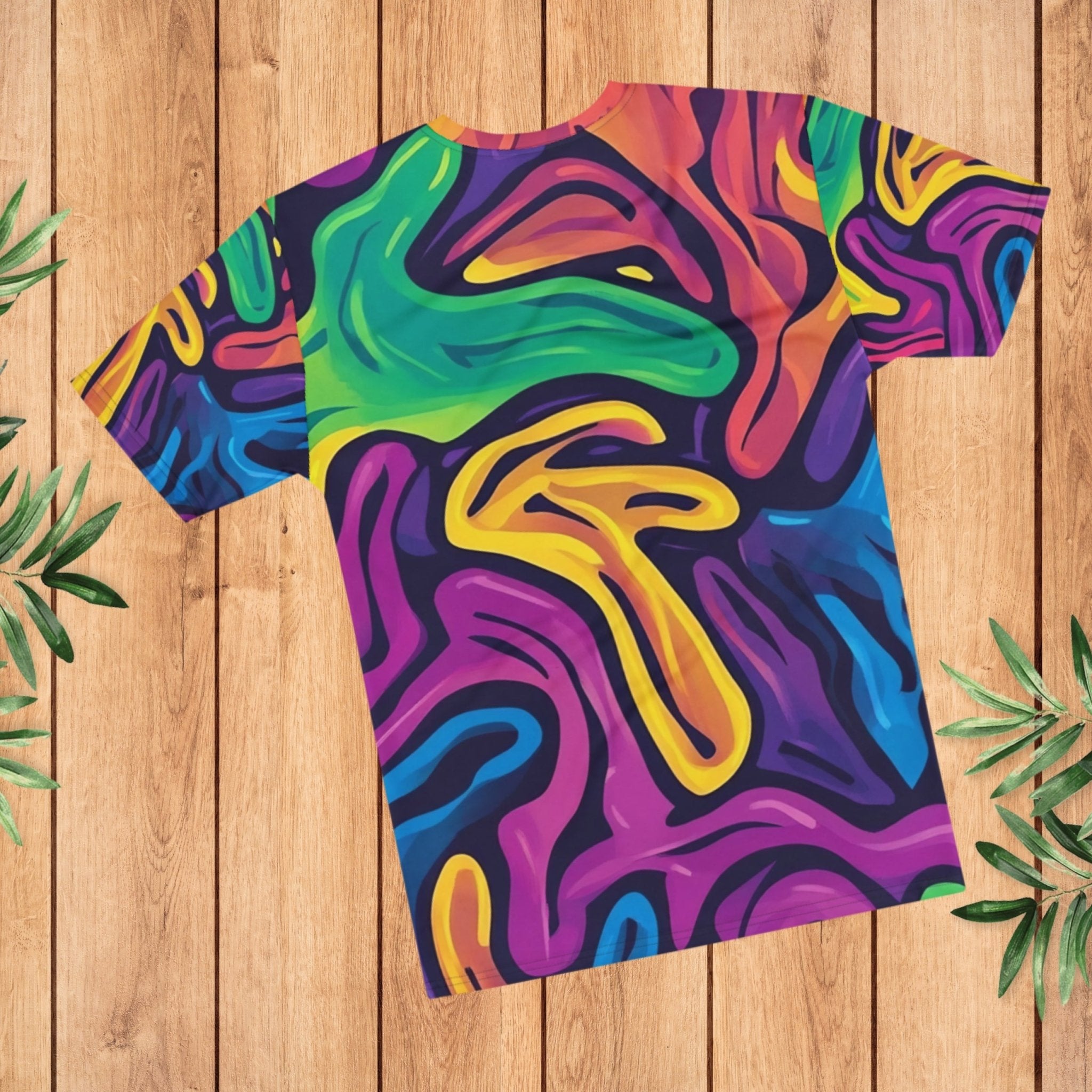 Vibrant African Energy All - Over Print T-Shirt – Bold Tribal Abstract Design - Craig Michael Design