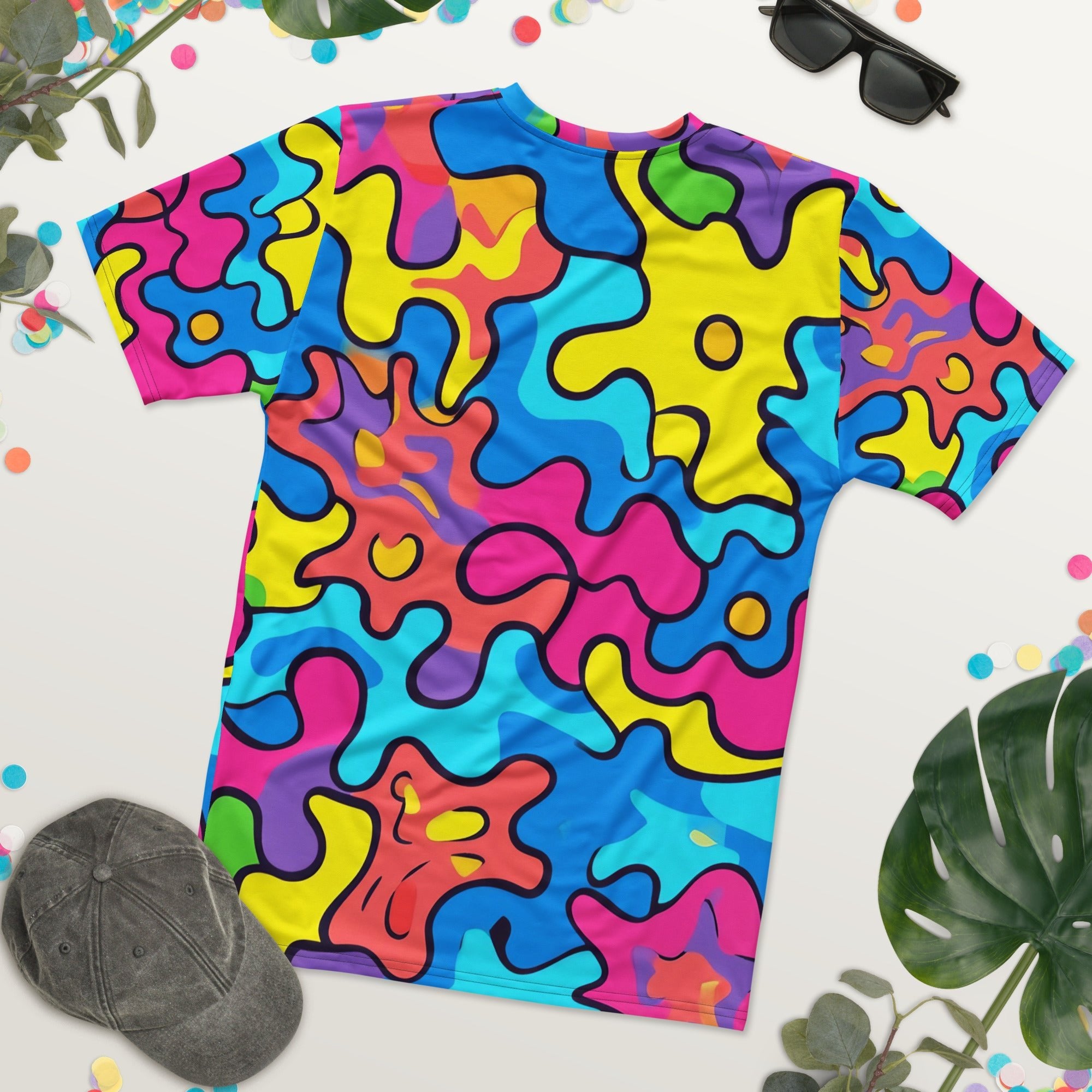 Vibrant African Energy All - Over Print T-Shirt – Tribal Abstract Design - Craig Michael Design