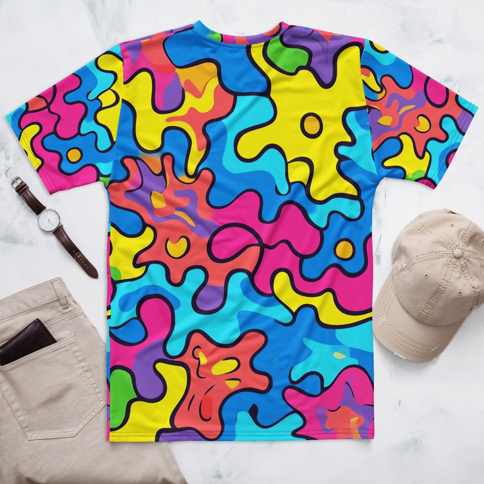 Vibrant African Energy All - Over Print T-Shirt – Tribal Abstract Design - Craig Michael Design