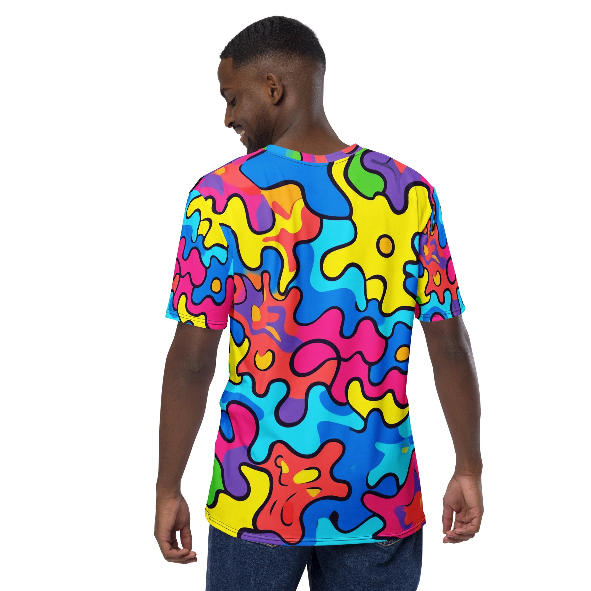 Vibrant African Energy All - Over Print T-Shirt – Tribal Abstract Design - Craig Michael Design