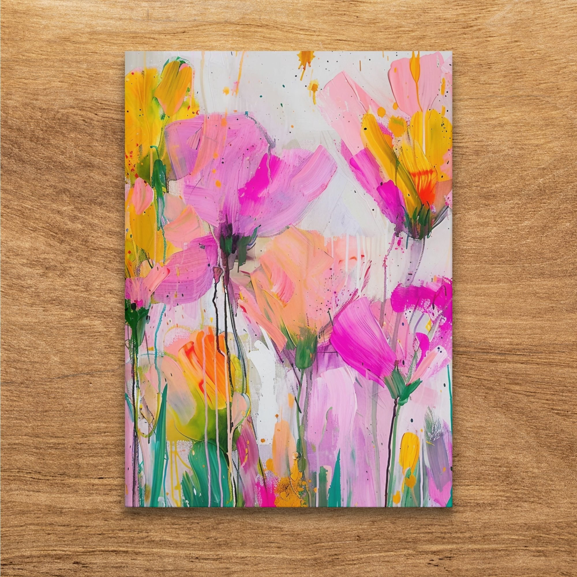 Vibrant Floral Art Journal, Colorful Flower Sketchbook, Unique Art Notebook, Creative Writing Journal, Artistic Stationery Gift, Floral - Craig Michael Design
