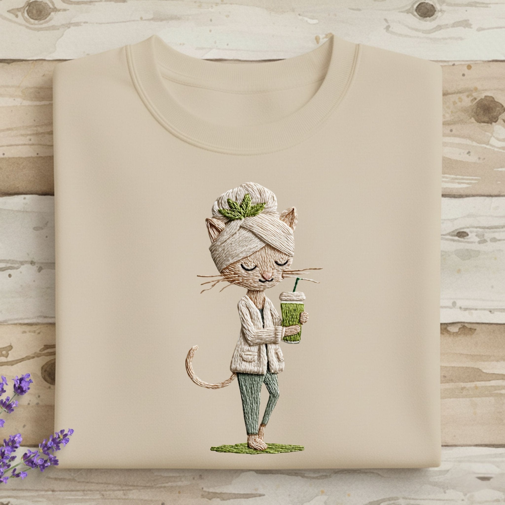 Wellness Cat Sweatshirt - Craig Michael Design