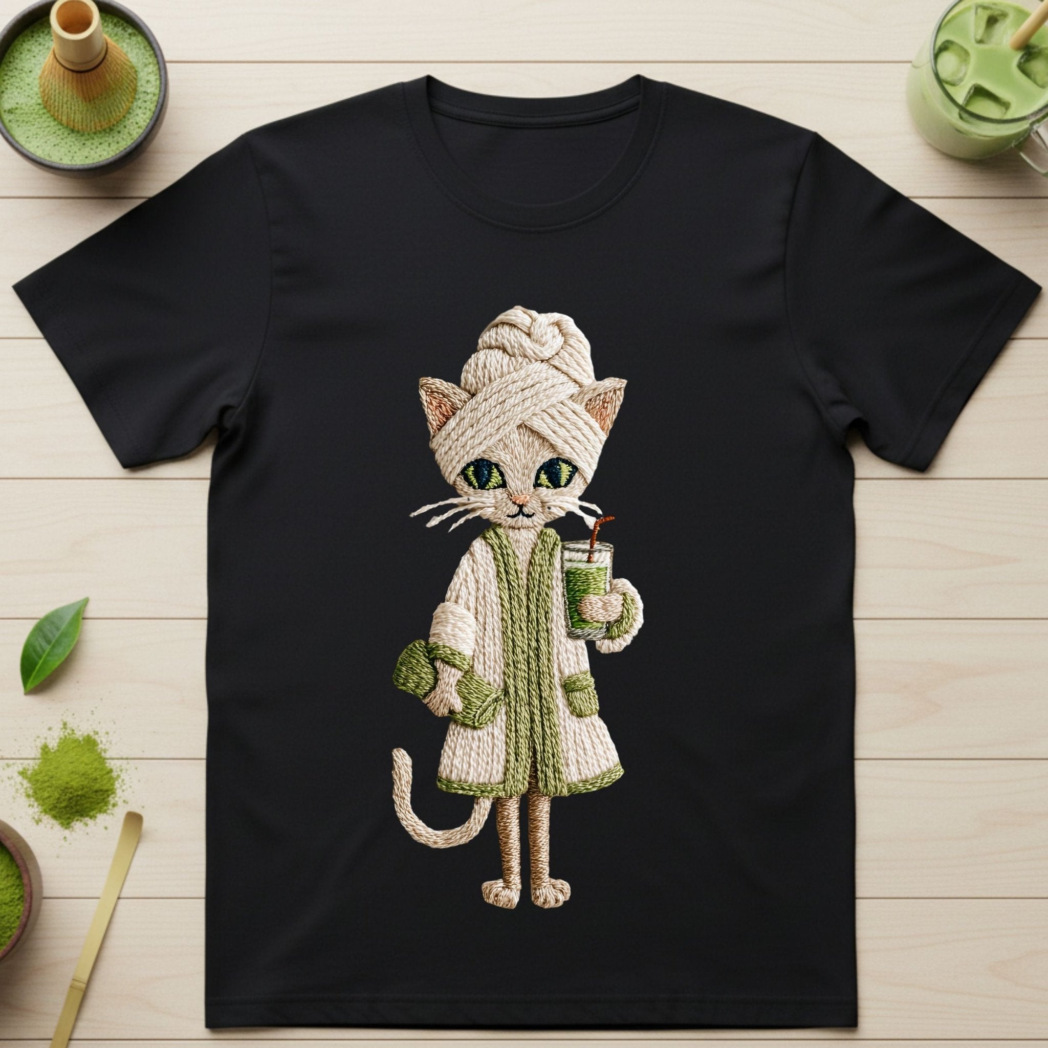 Wellness Kitty T-Shirt – Self - Love & Relaxation - Craig Michael Design