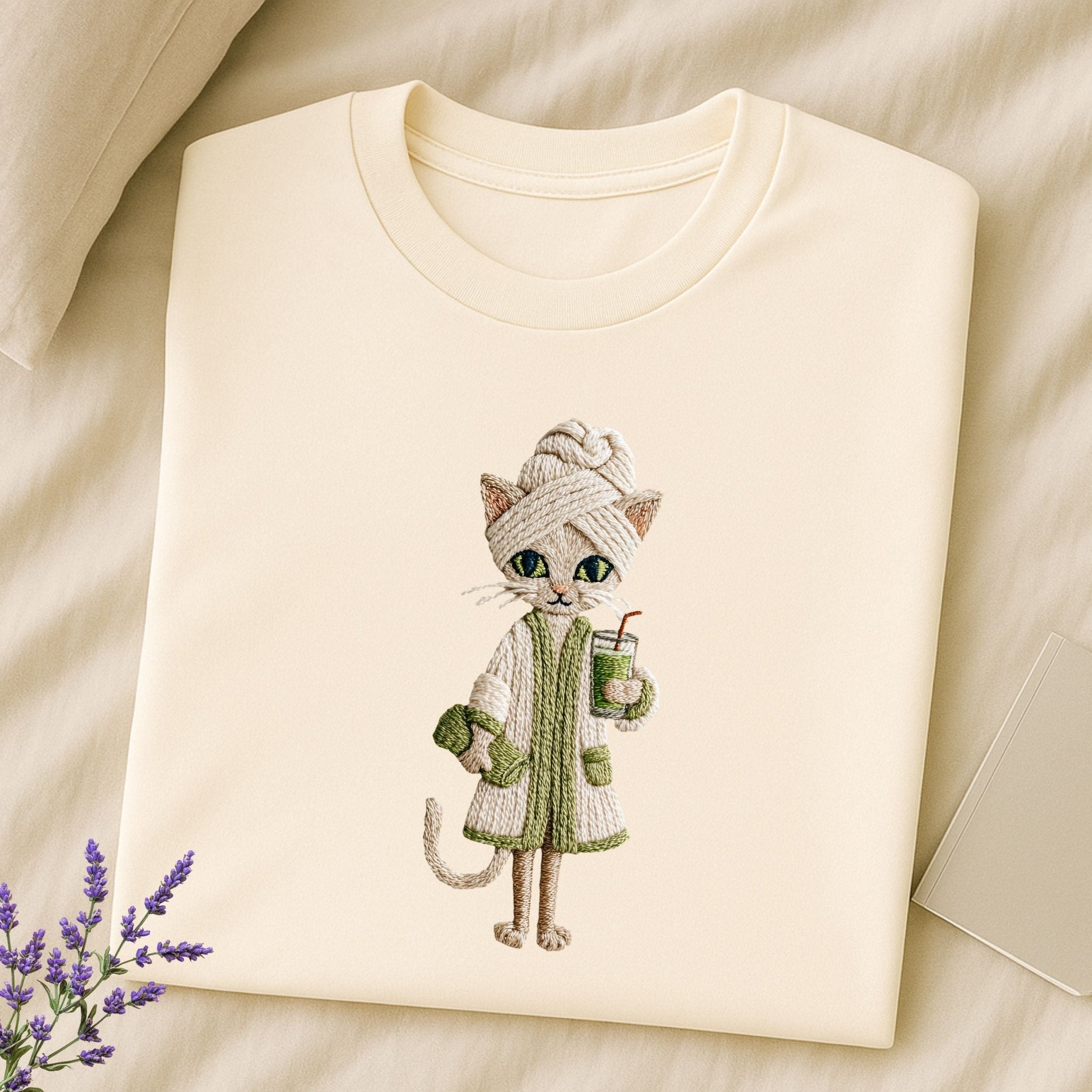 Wellness Kitty T-Shirt – Self - Love & Relaxation - Craig Michael Design
