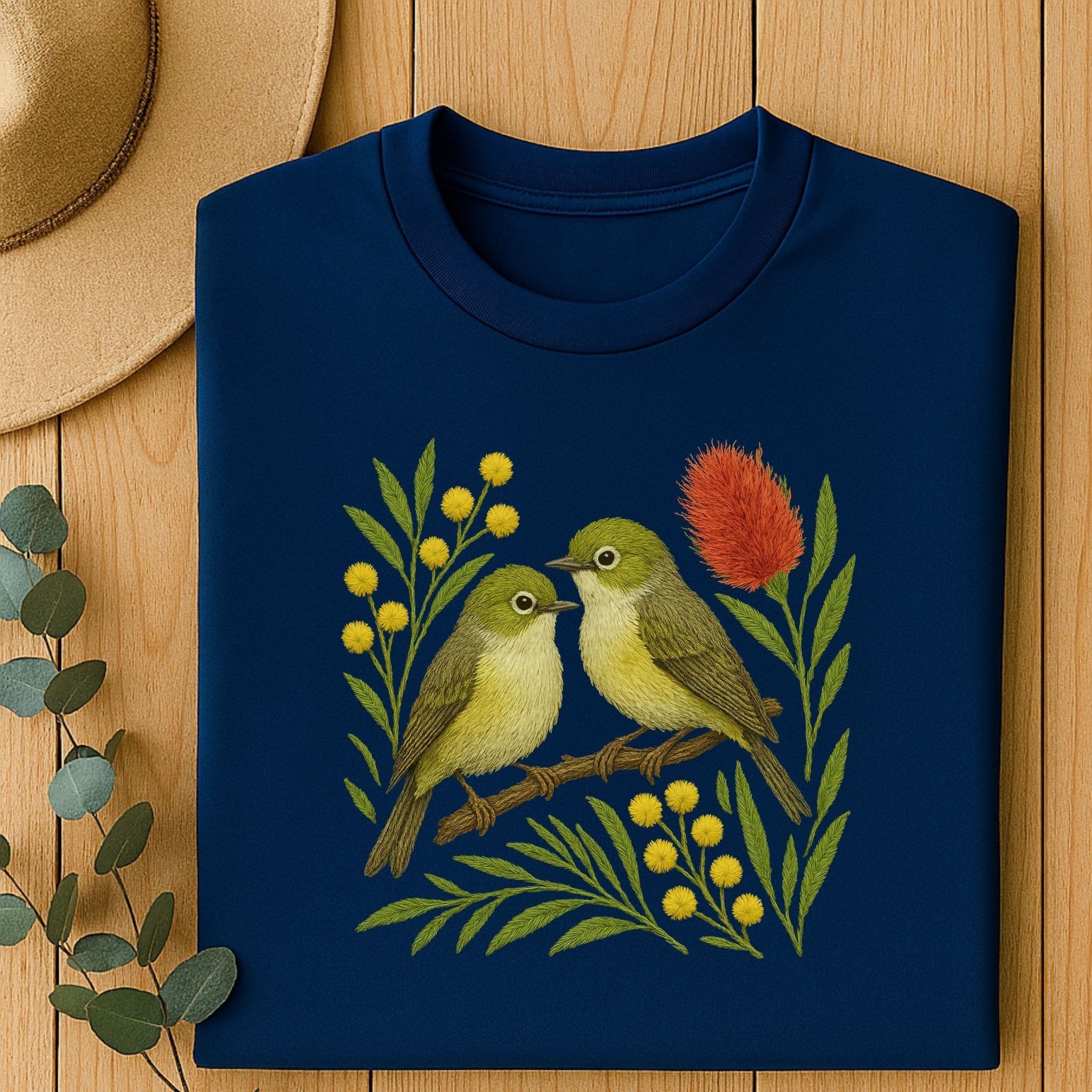 White - Eye T-Shirt – Australian Native Bird Collection - Craig Michael Design