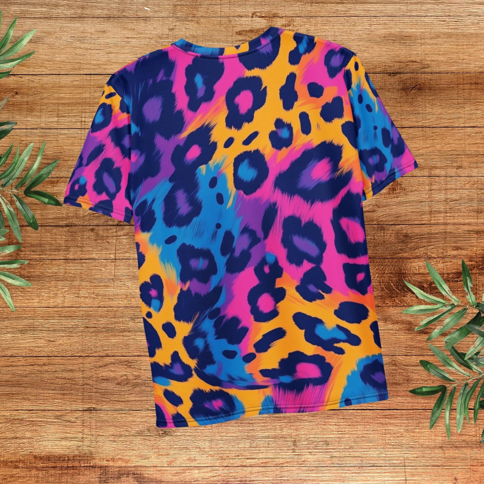Wild Instinct – Abstract Leopard Print T-Shirt - Craig Michael Design