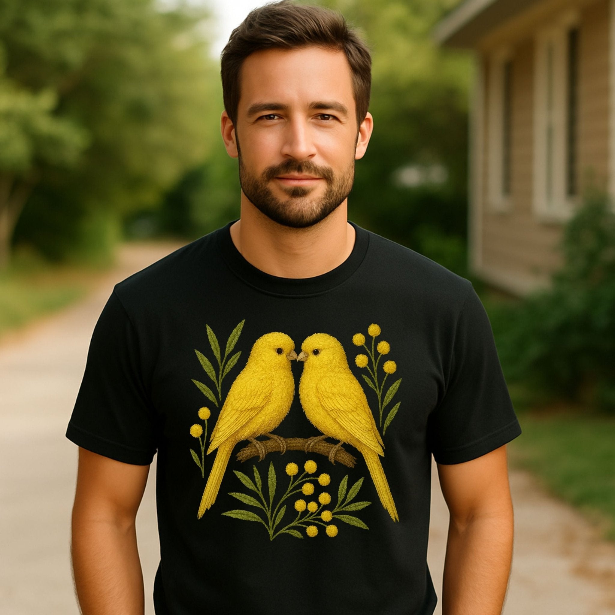 Yellow Canary T-Shirt – Australian Native Bird Collection - Craig Michael Design