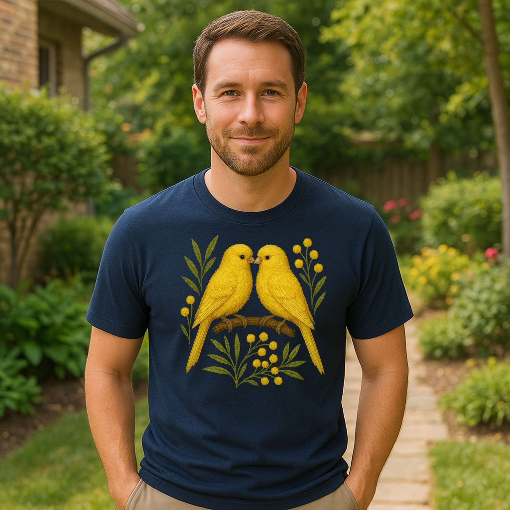 Yellow Canary T-Shirt – Australian Native Bird Collection - Craig Michael Design
