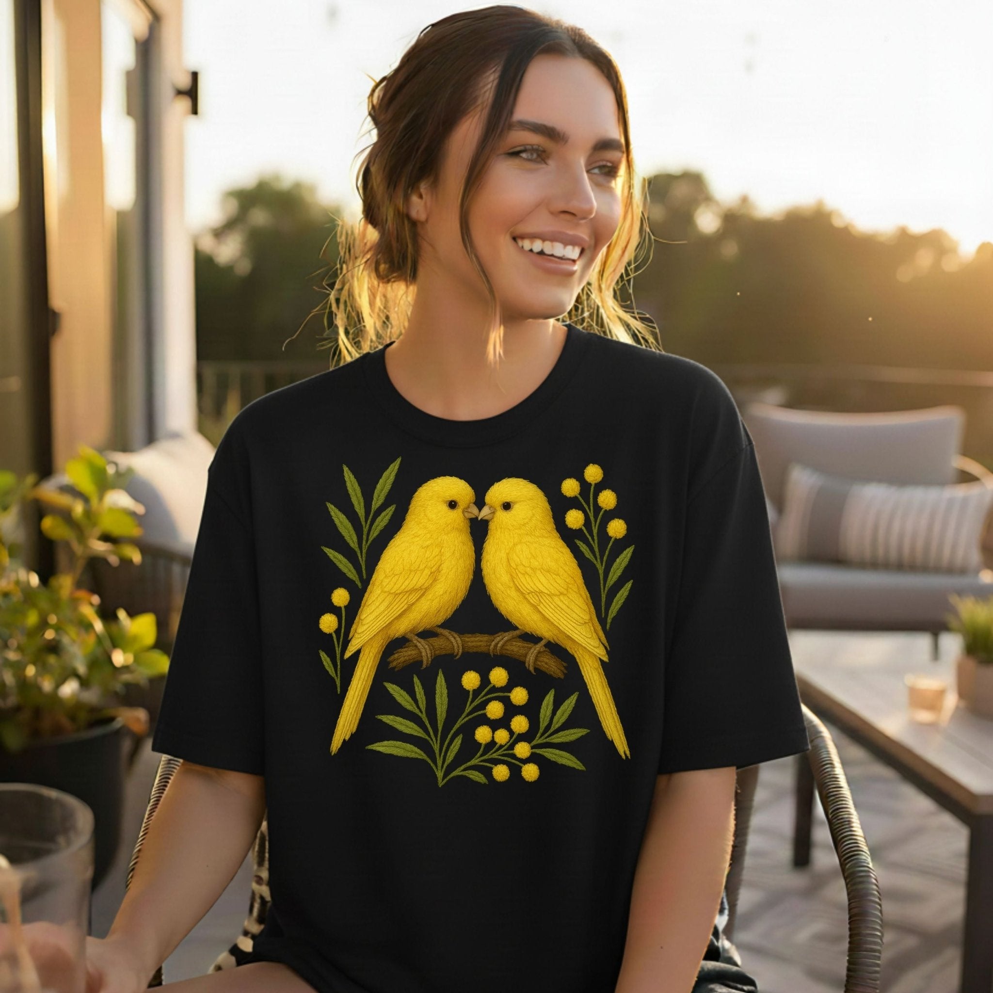Yellow Canary T-Shirt – Australian Native Bird Collection - Craig Michael Design