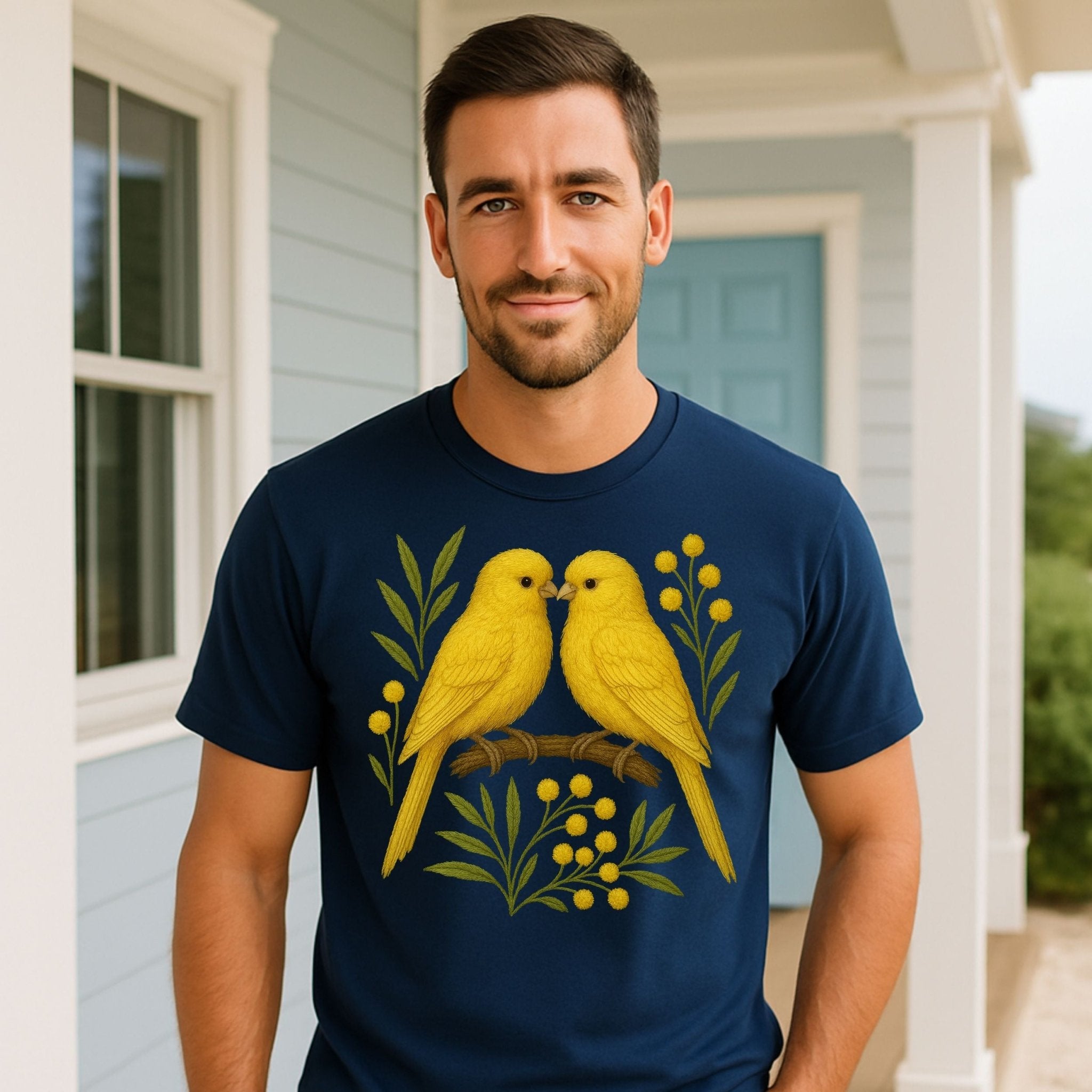 Yellow Canary T-Shirt – Australian Native Bird Collection - Craig Michael Design