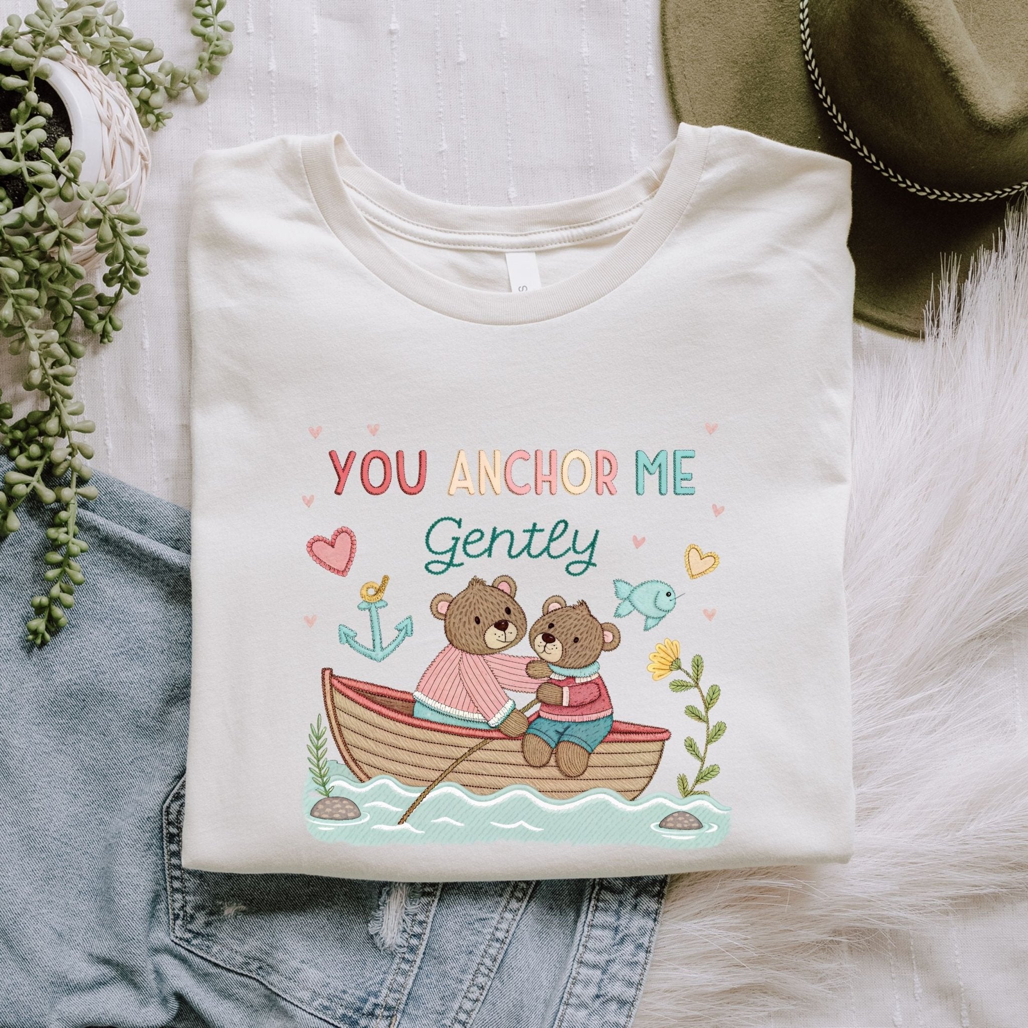 You Anchor Me Gently Shirt, Gay Bear Couple T-Shirt - Craig Michael Design