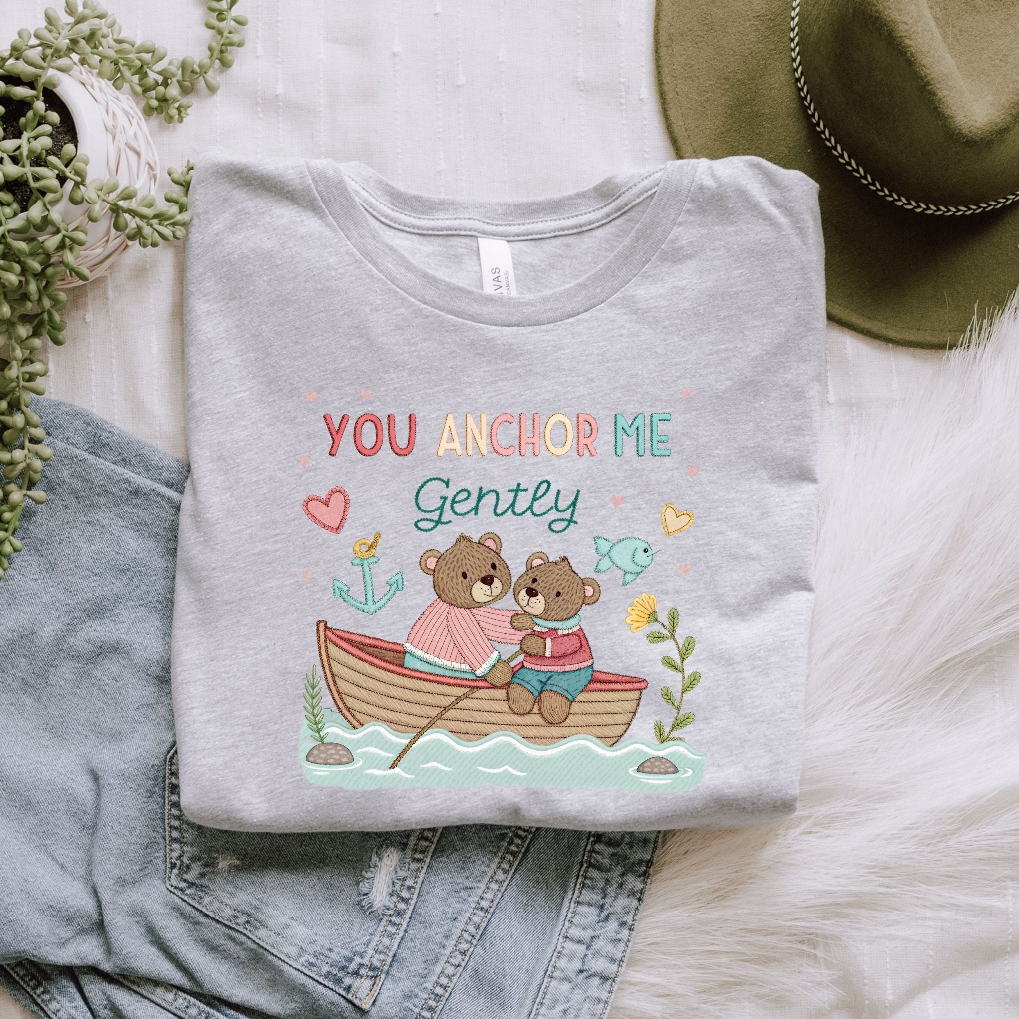 You Anchor Me Gently Shirt, Gay Bear Couple T-Shirt - Craig Michael Design