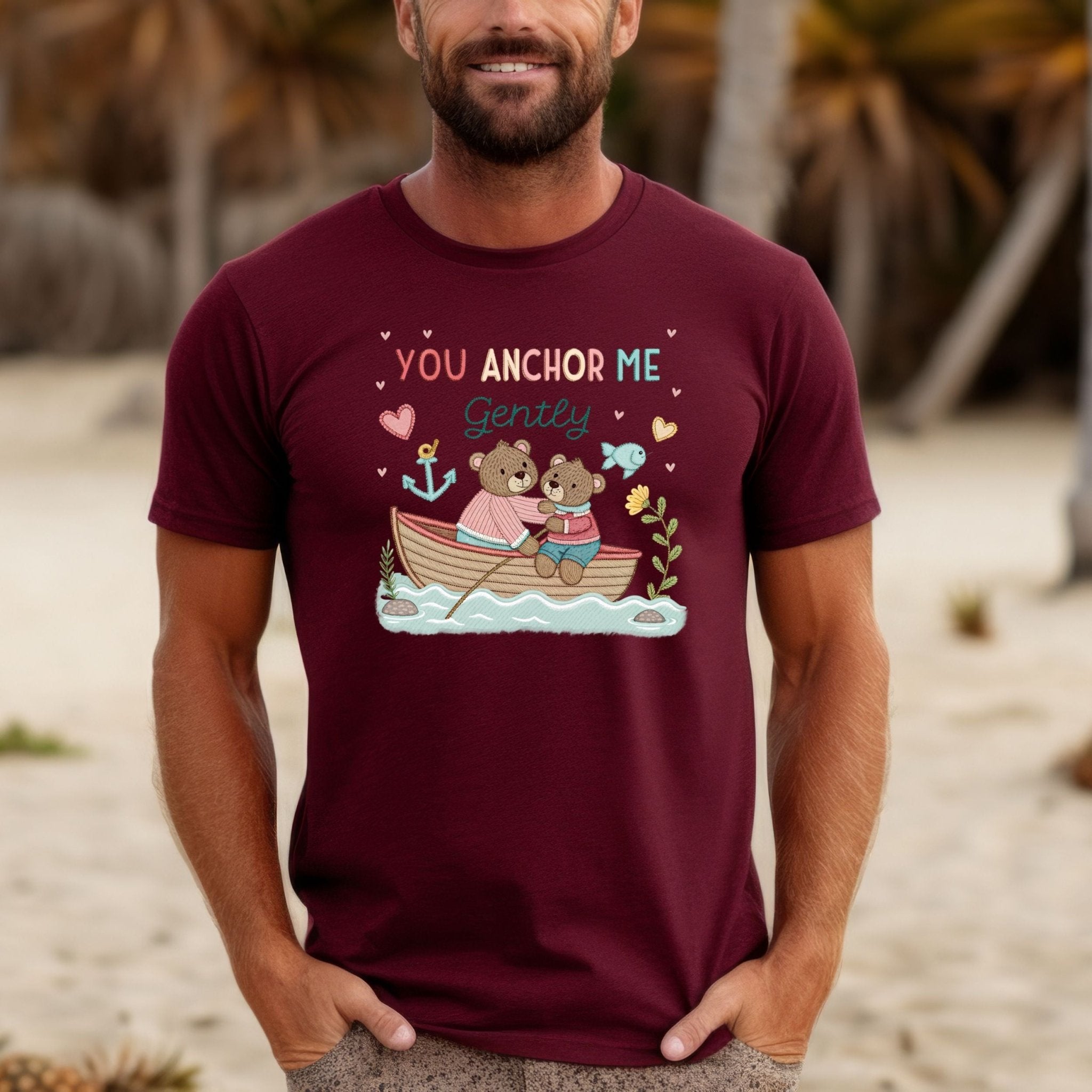 You Anchor Me Gently Shirt, Gay Bear Couple T-Shirt - Craig Michael Design
