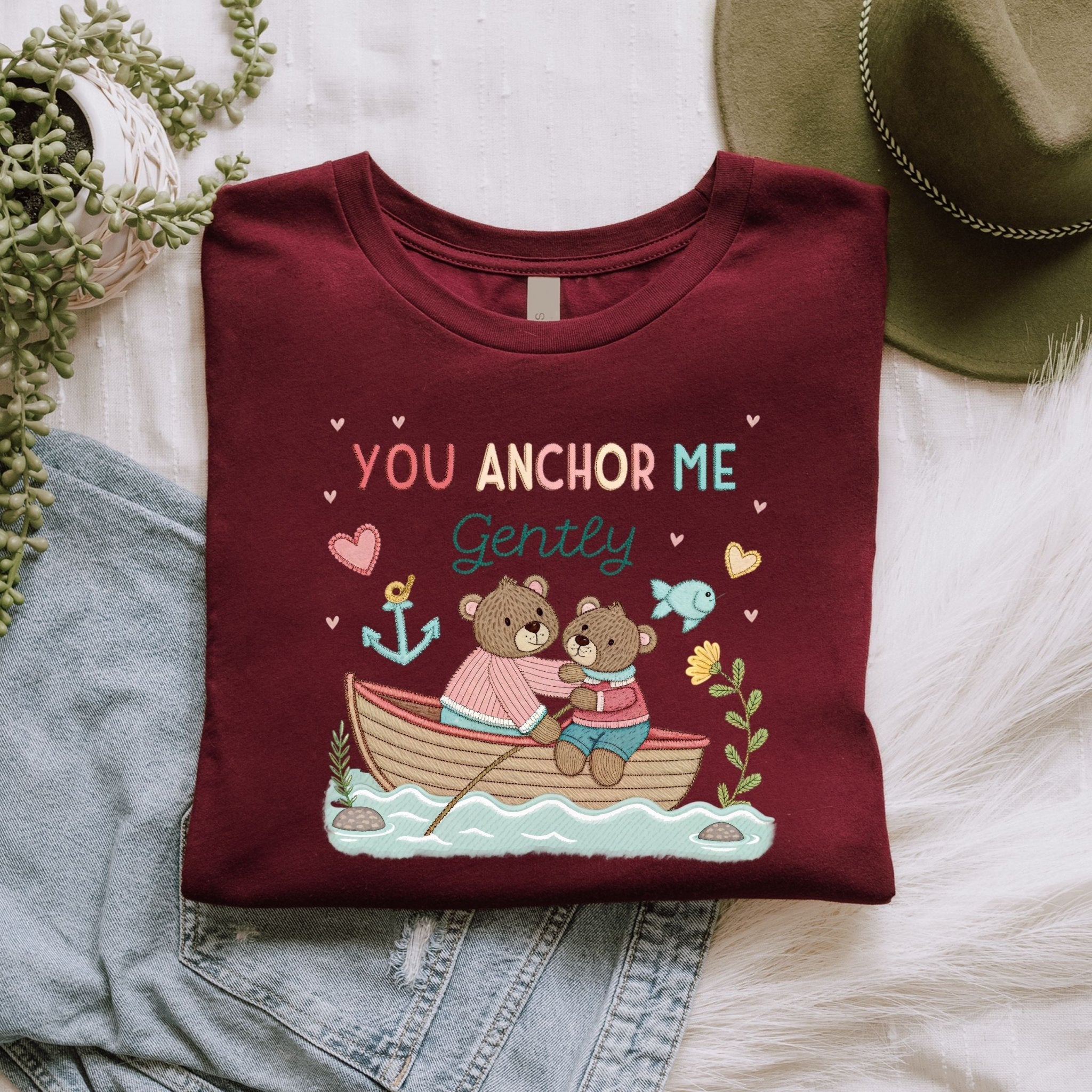 You Anchor Me Gently Shirt, Gay Bear Couple T-Shirt - Craig Michael Design