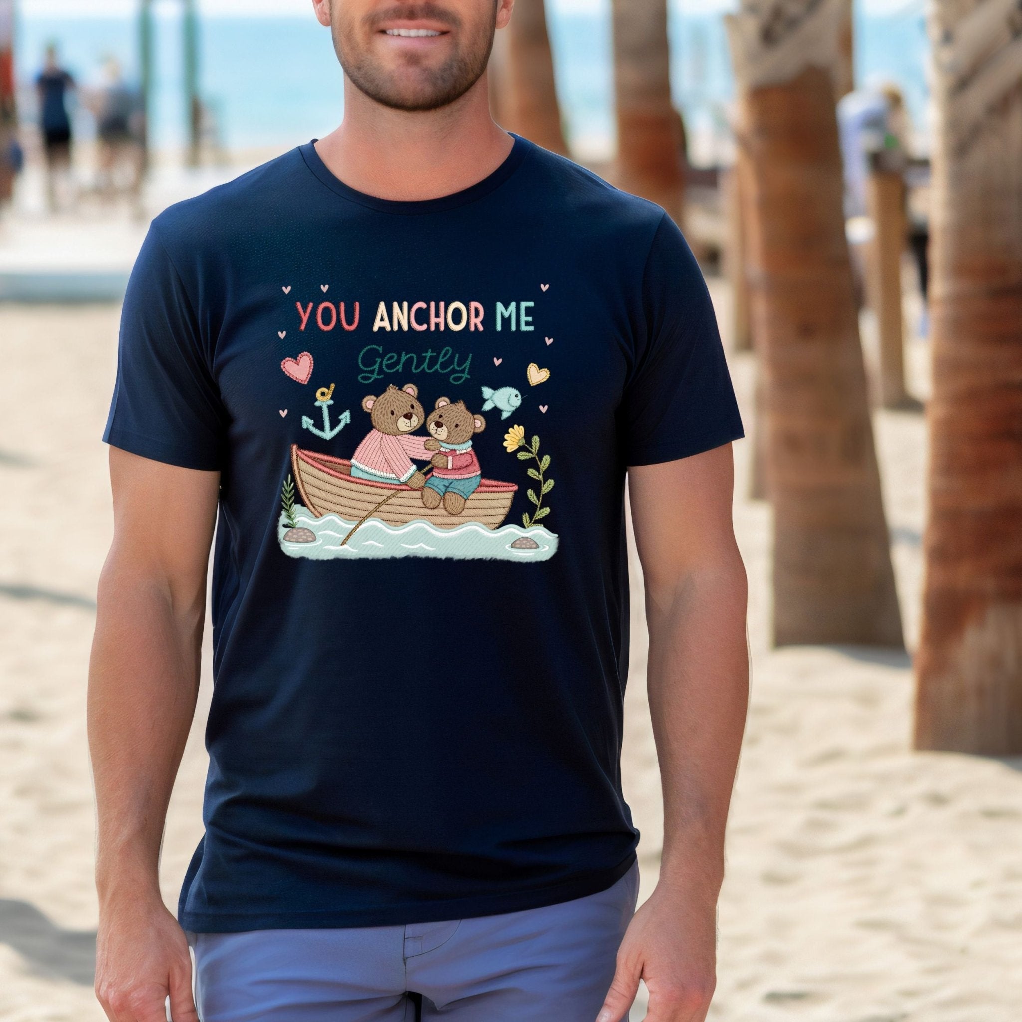 You Anchor Me Gently Shirt, Gay Bear Couple T-Shirt - Craig Michael Design