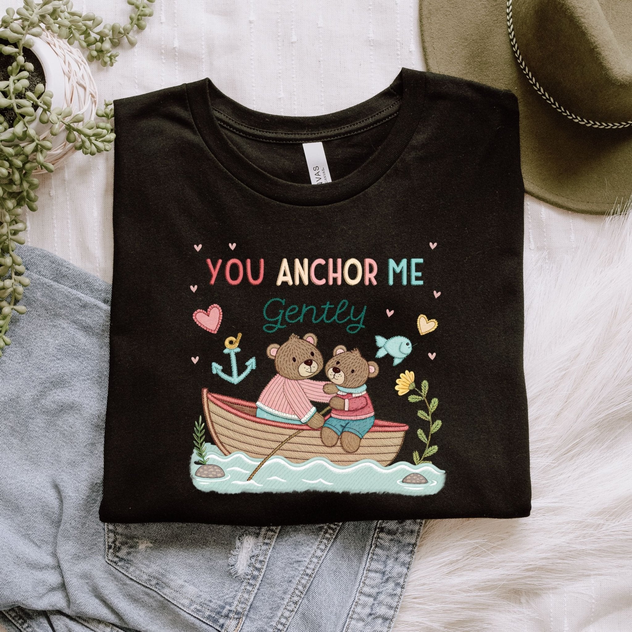 You Anchor Me Gently Shirt, Gay Bear Couple T-Shirt - Craig Michael Design