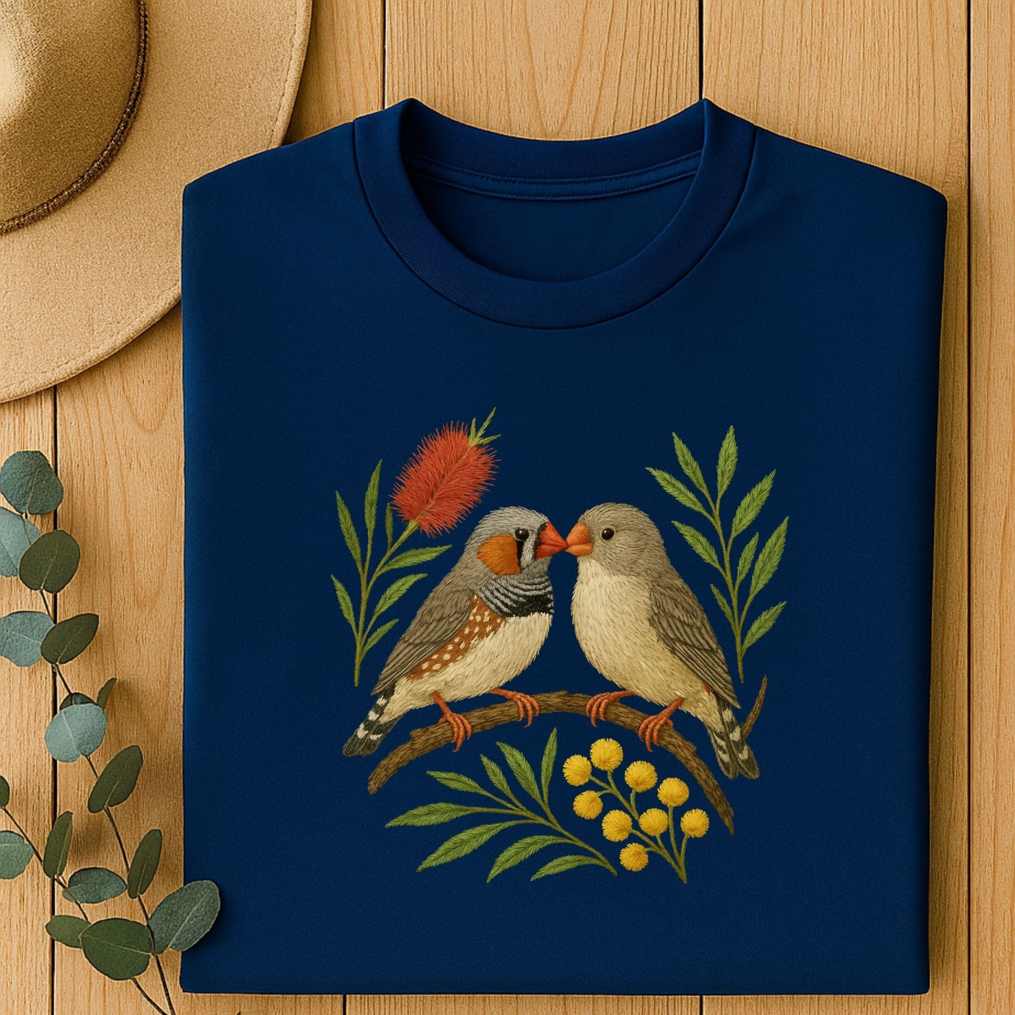 Zebra Finch T-Shirt – Australian Native Bird Collection - Craig Michael Design