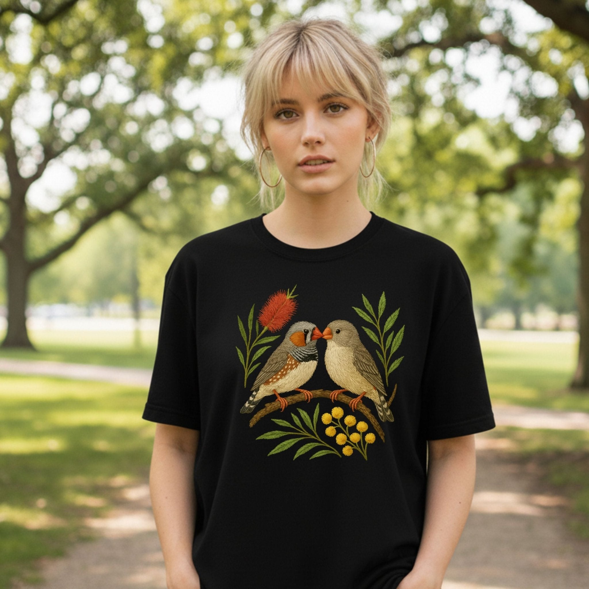 Zebra Finch T-Shirt – Australian Native Bird Collection - Craig Michael Design